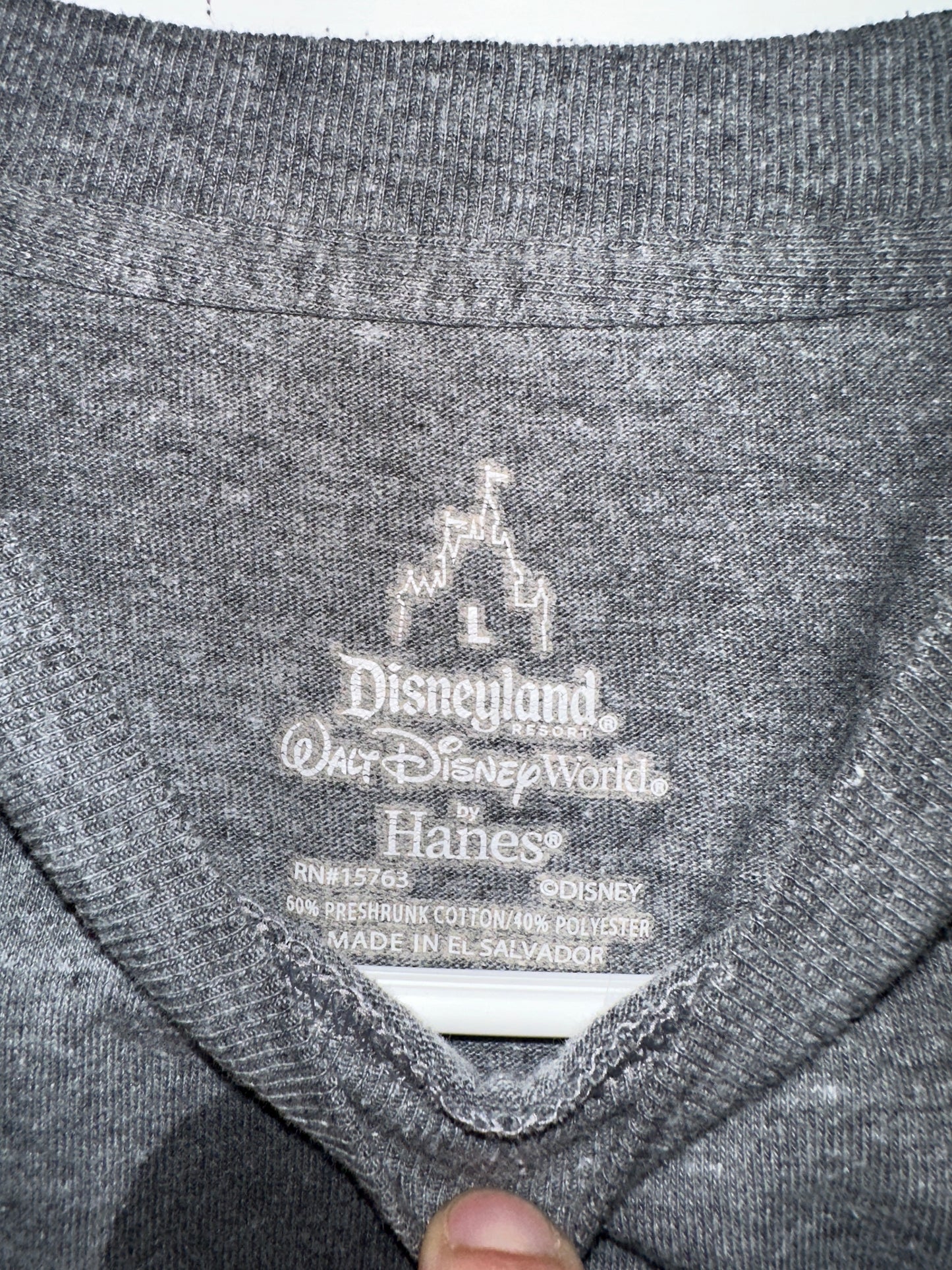 Seller #40 men's grey Walt Disney World t-shirt size L