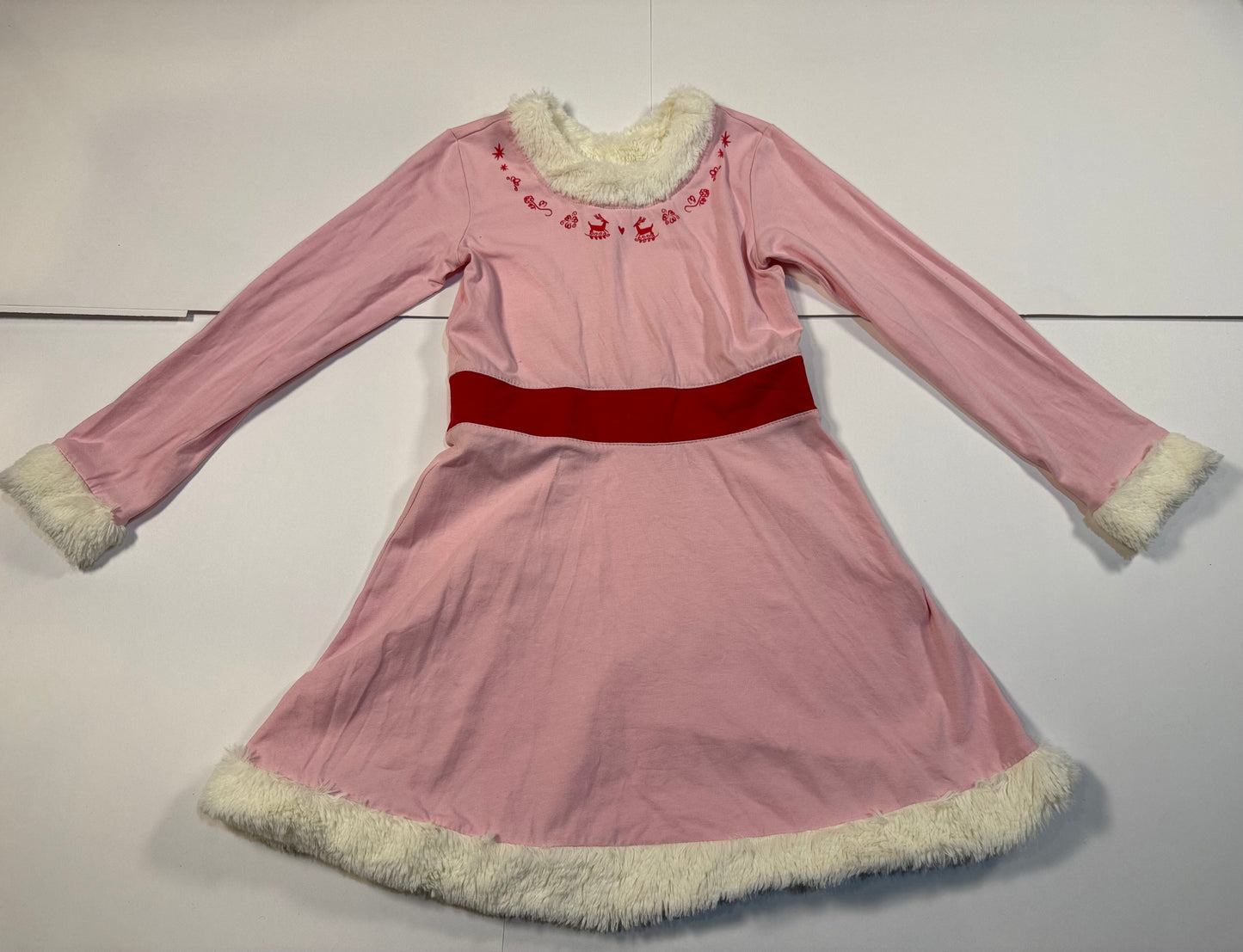 #180 Girls 110 (5) Hanna Andersson Elf Dress (2 of 2)