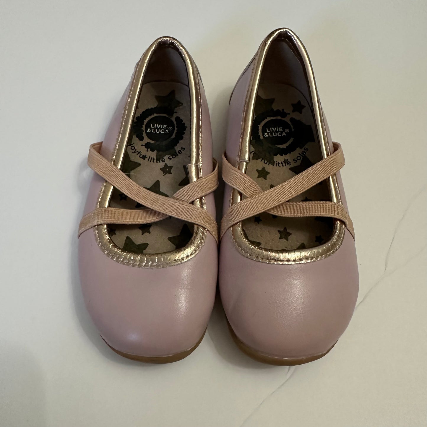 #162 Livie and Luca pink ballet flats sz 6
