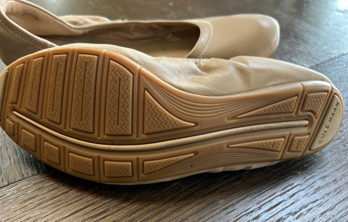 Seller #35 Size 6.5 Cole Haan light brown leather flats