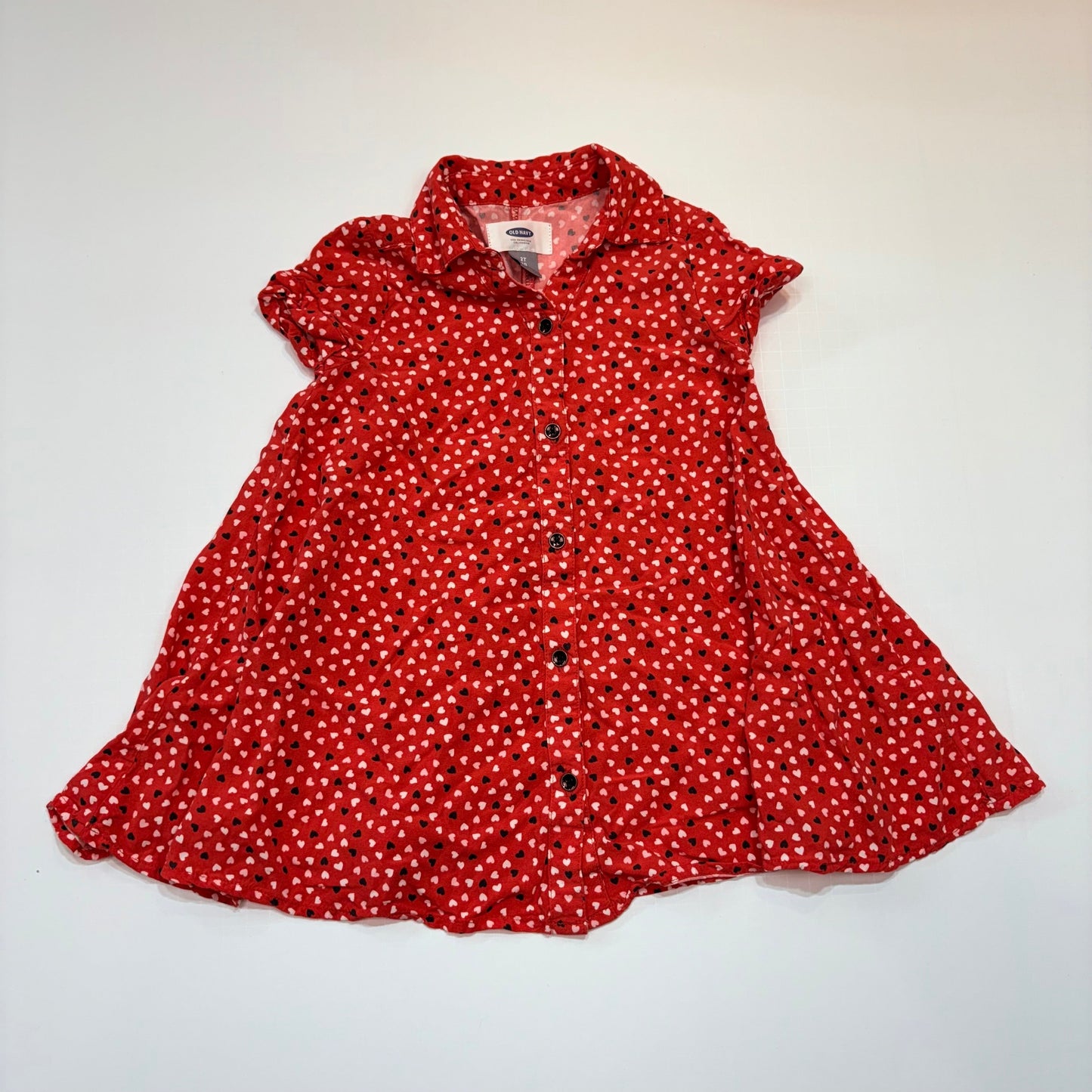 Seller 189 Girls 2T Old Navy Heart Dress EUC