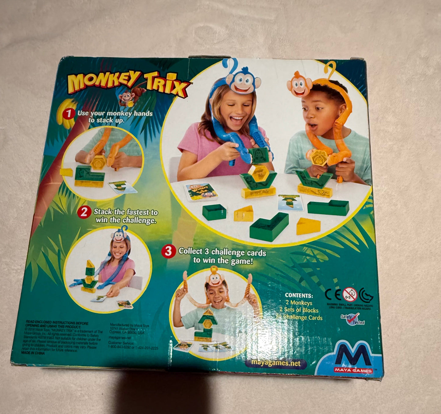 136 nib monkey trix game