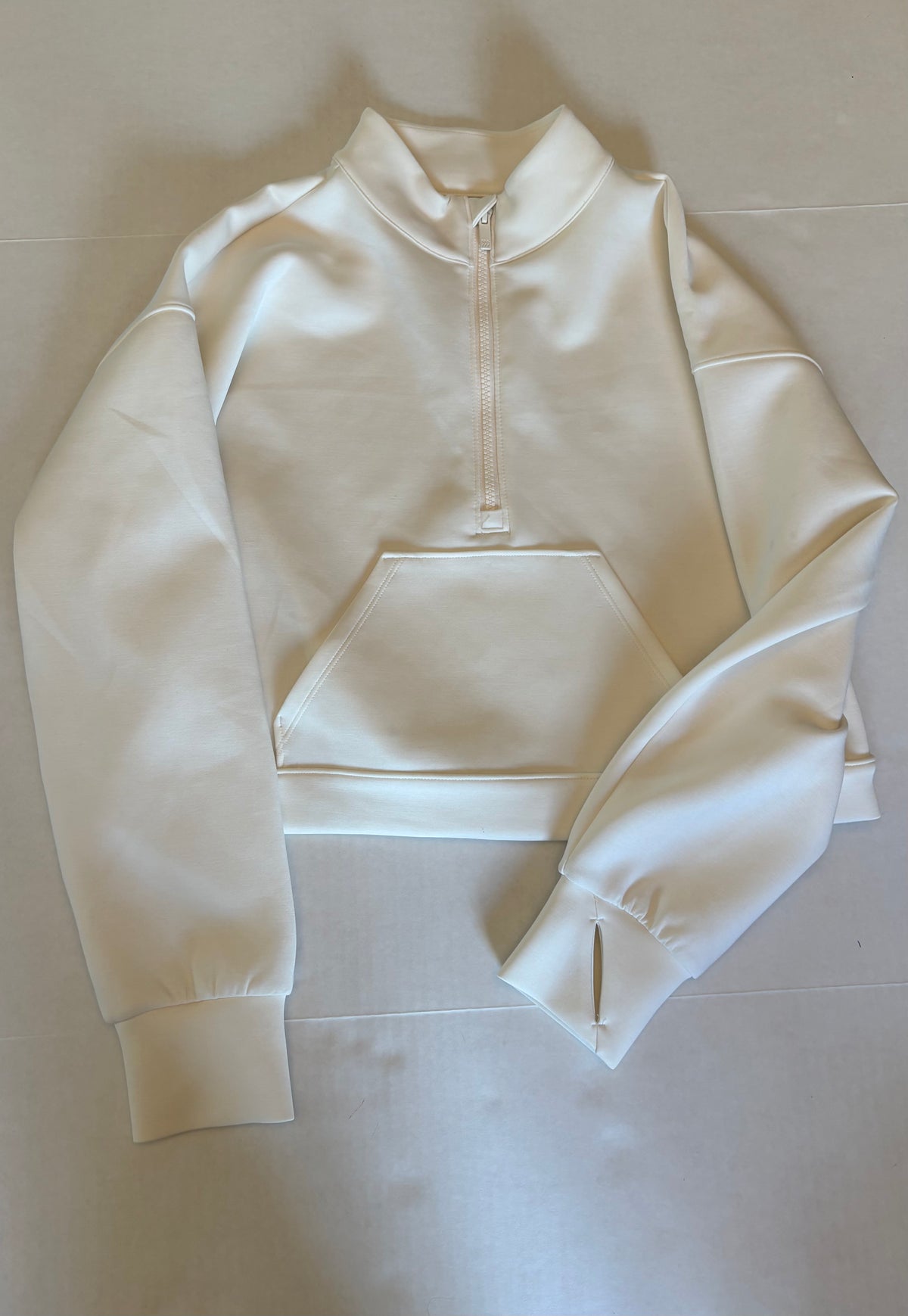 Seller 118 VGUC Girls All in Motion 1/2 zip pullover. Sleek material. Size XL/14
