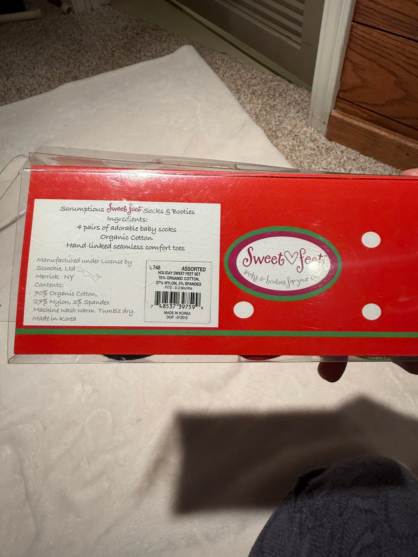 136 nwt infant Christmas socks