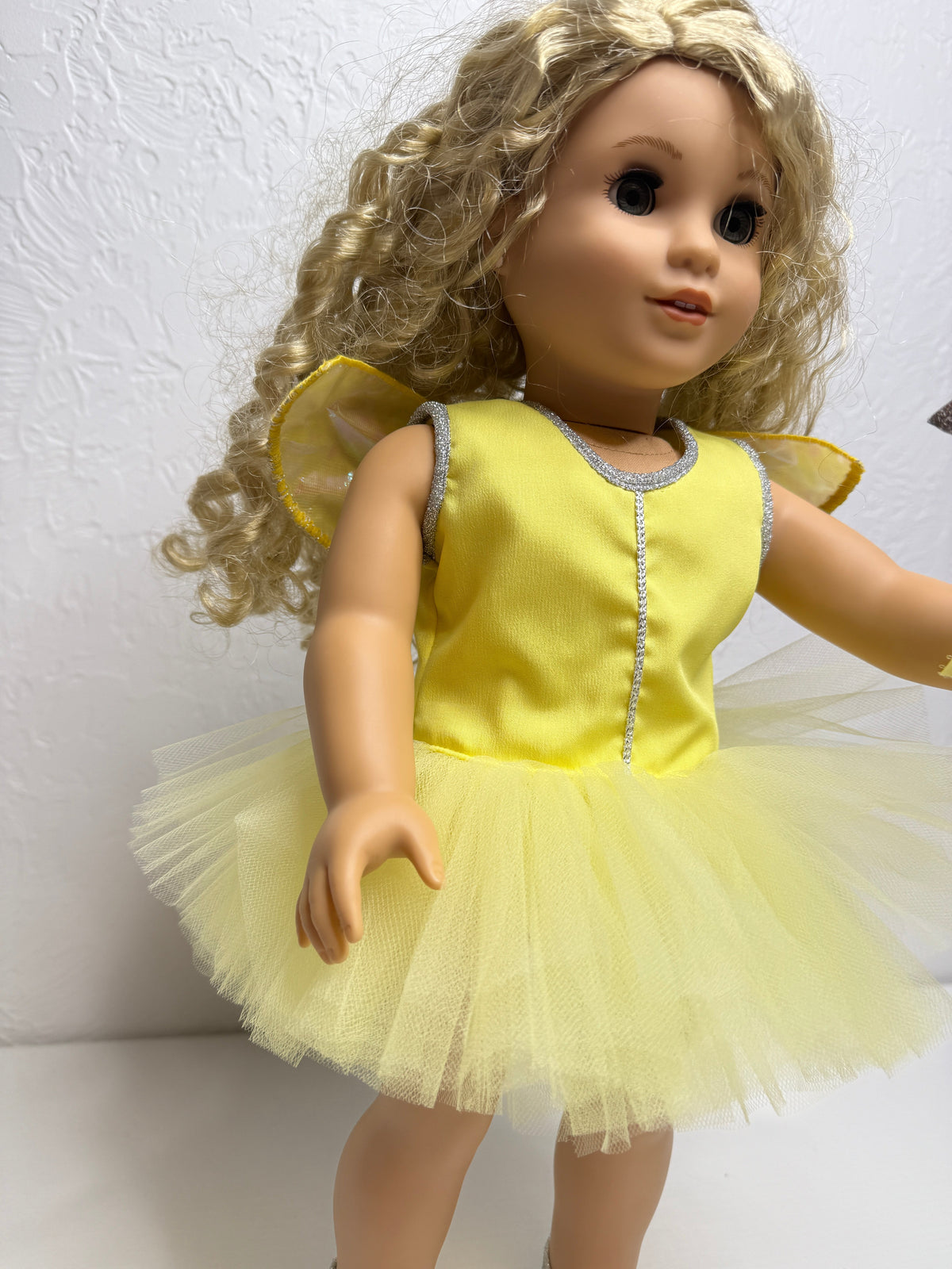 155 Fairy Costume for 18 inch Doll (see pictures for snags on panties)