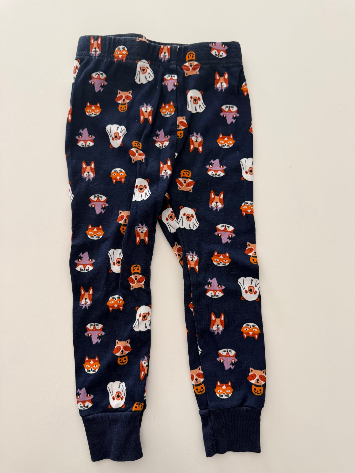 #117, Girls 2T, Old Navy navy trick or treat pajamas, VGUC