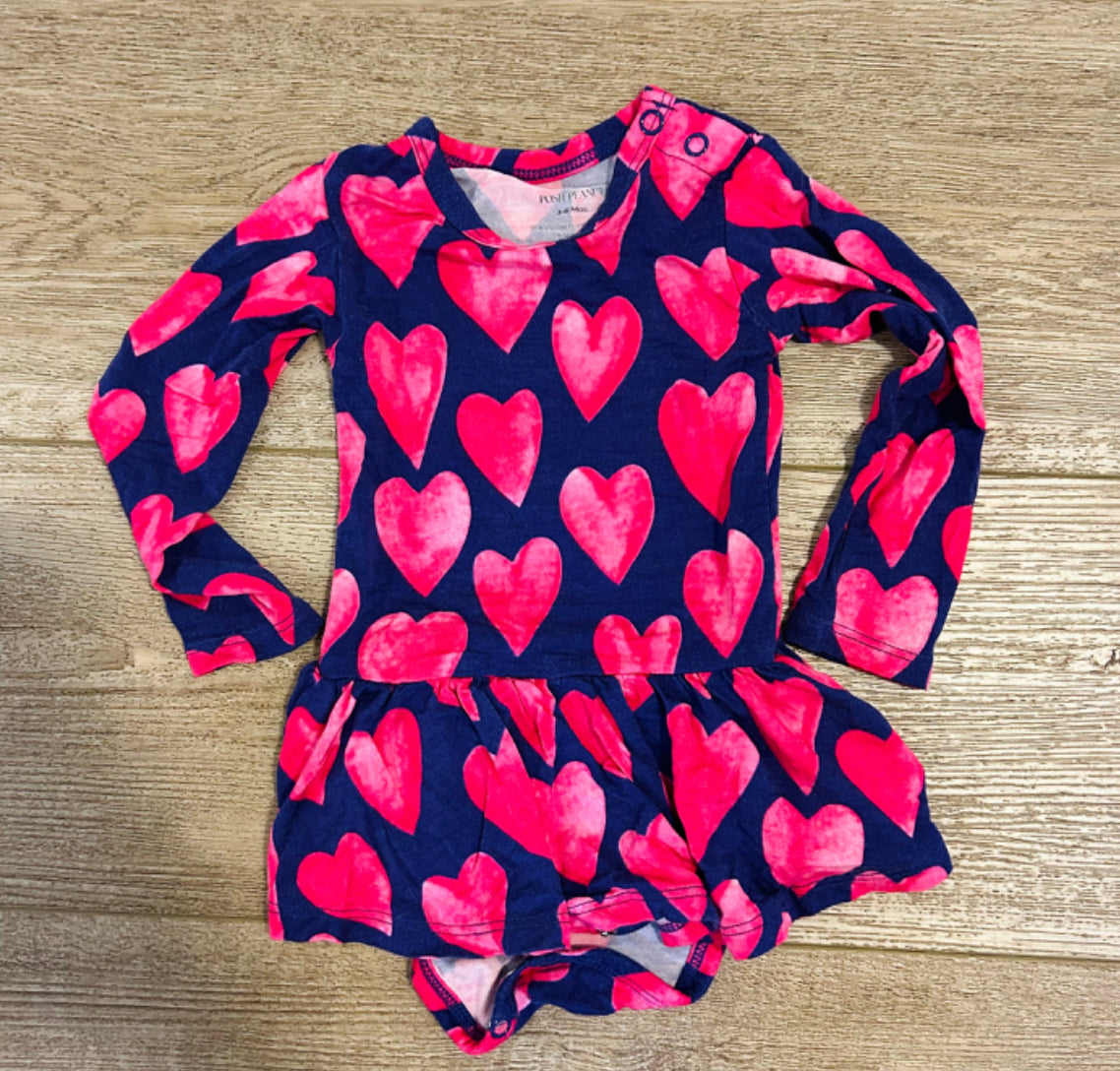 #15 Posh Peanut 3-6m EUC Linet Twirl Skirt Bodysuit