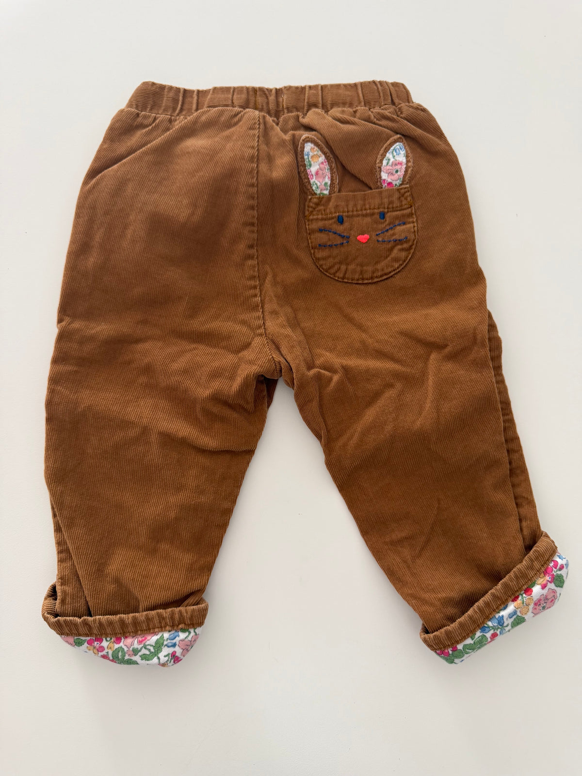 #117, Girls 12M, Boden brown corduroy pants, GUC