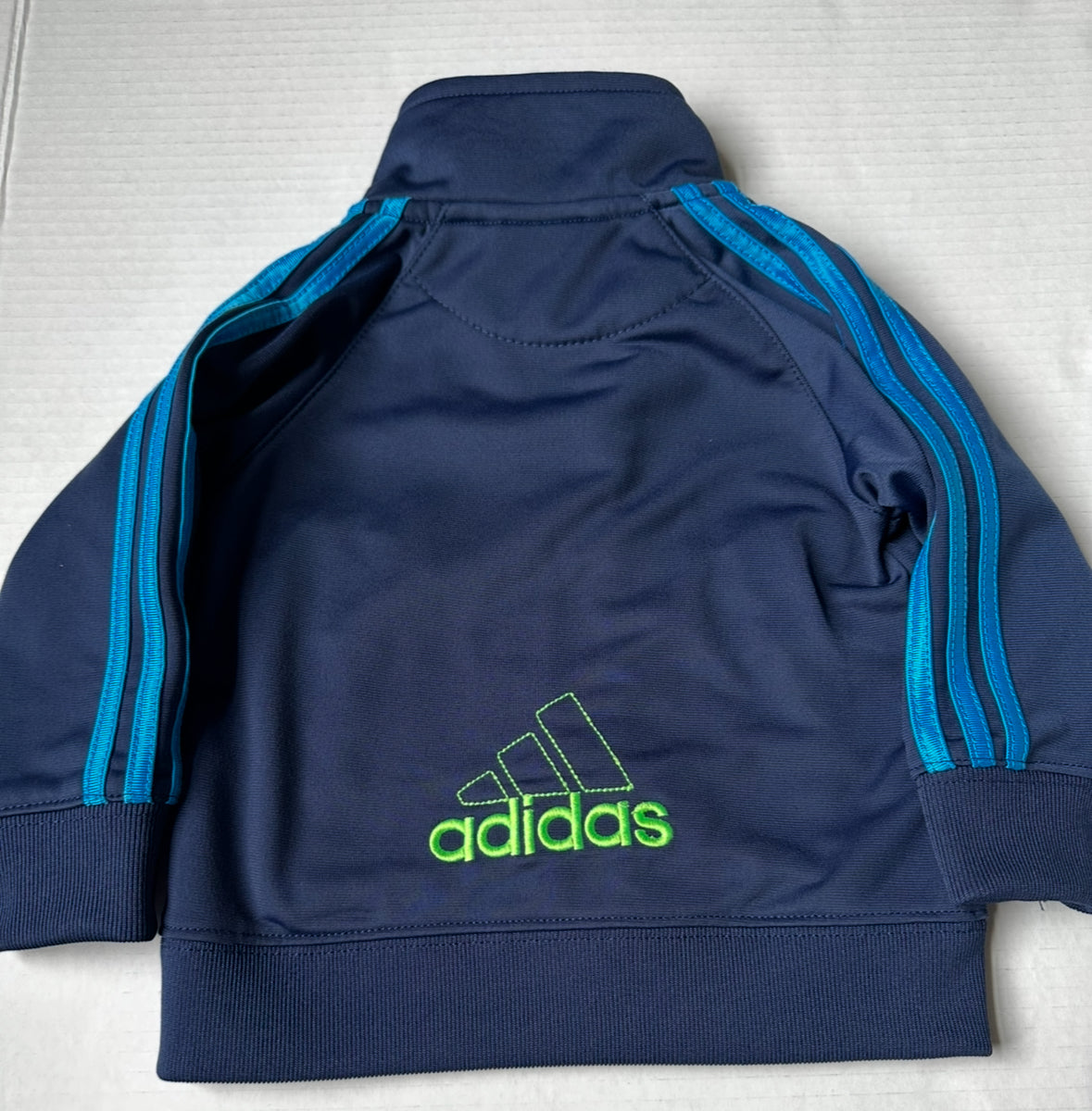 #93 Adidas Navy Track Jacket Boys 12M