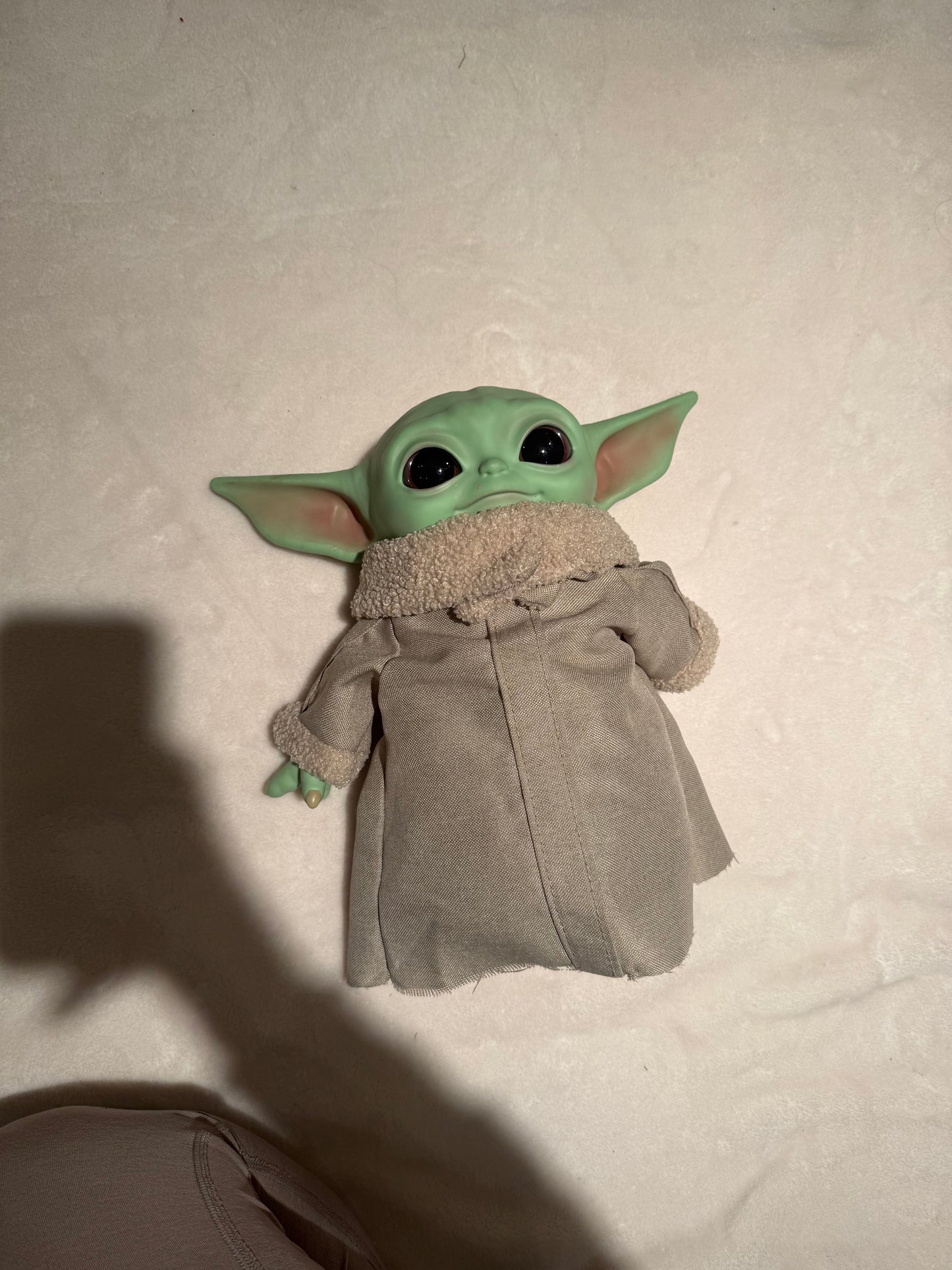 136 EUC baby yoda stuffie