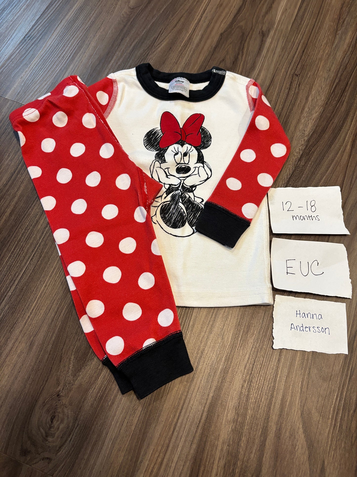#138 - 12-18 Mo EUC Hanna Andersson Minnie PJs