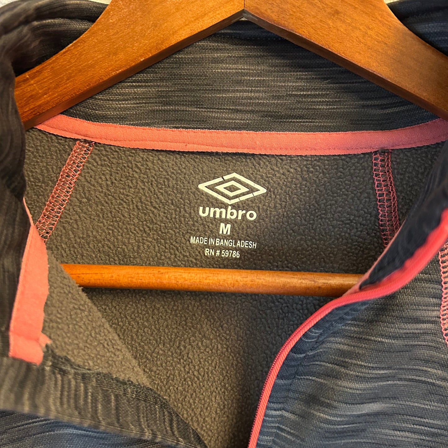 #18 Reduced! Umbro zip gray pullover women’s size M