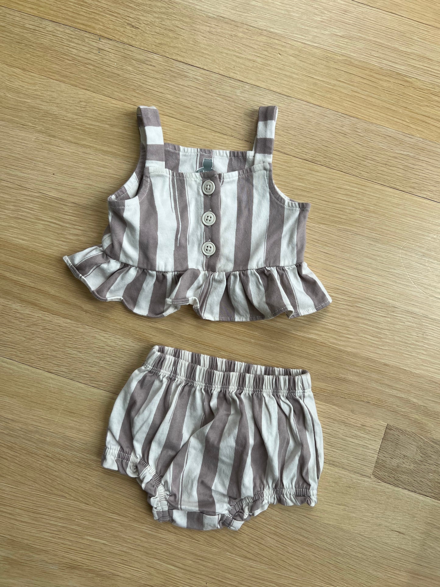#41 Baby Gap 2 Piece Summer Matching Set 0-3 M