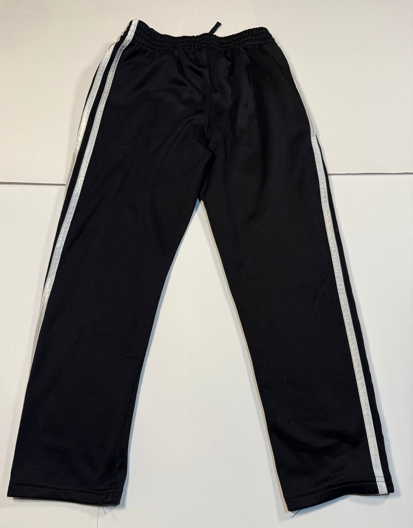 #180 Boys Small 8 Adidas Athletic Pant Bundle - Navy Jogger and Black 3 stripe Pant