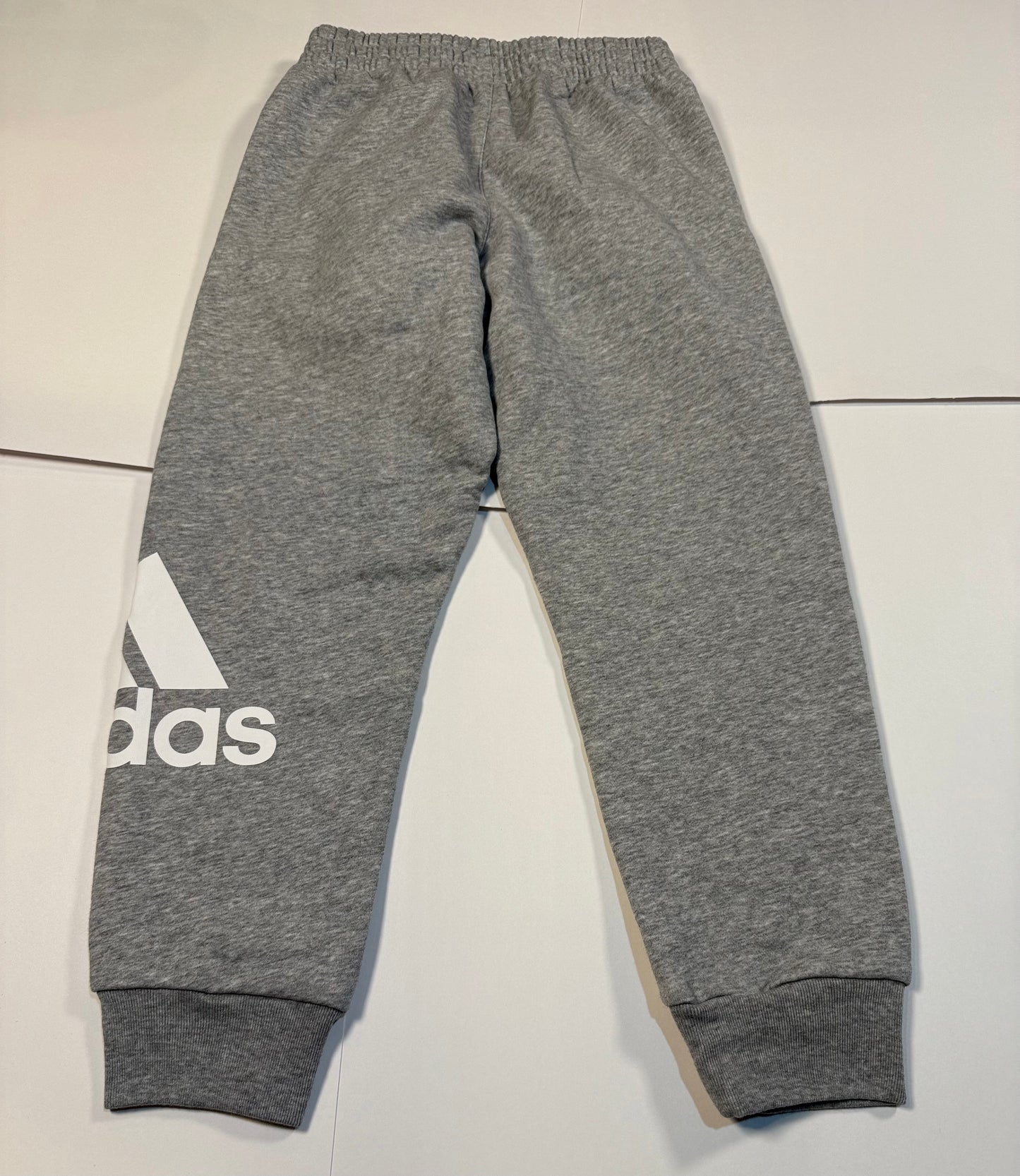 #180 Boys Small 8 Adidas Fleece Jogger Bundle - Black and Gray