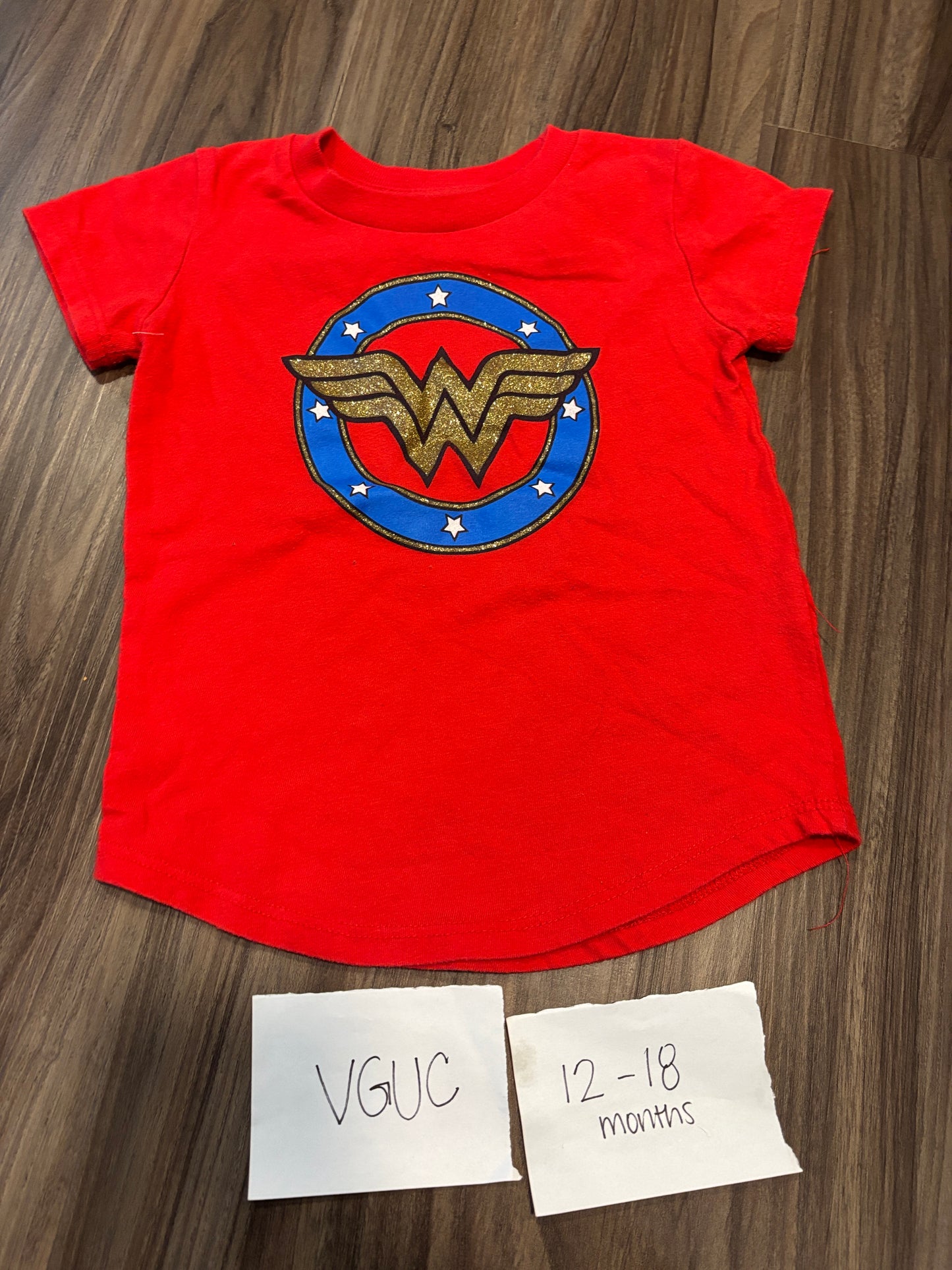 #138 - 12-18 Mo - VGUC Wonder Woman Shirt - PU 45236