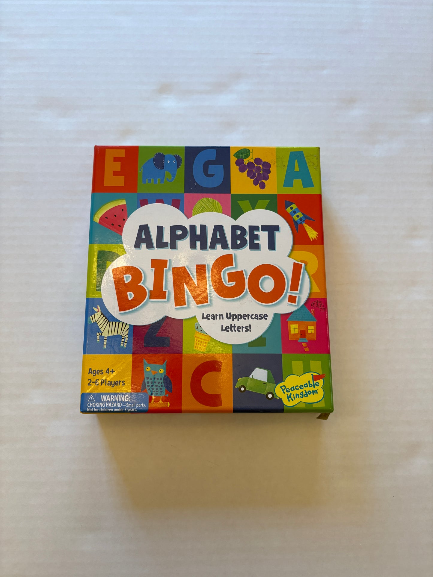 Seller 121 EUC Peaceful Kingdom Alphabet Bingo