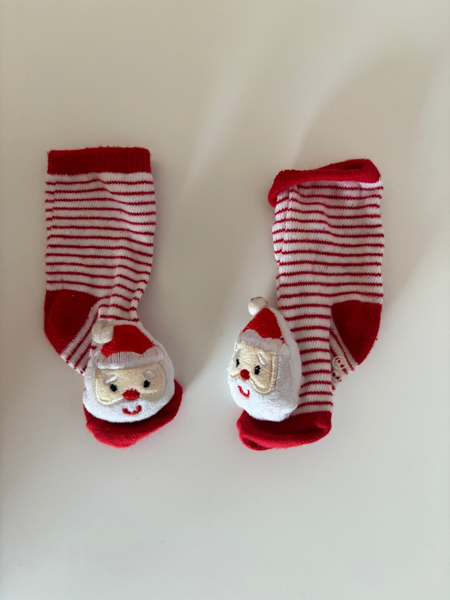 #70 baby Santa socks