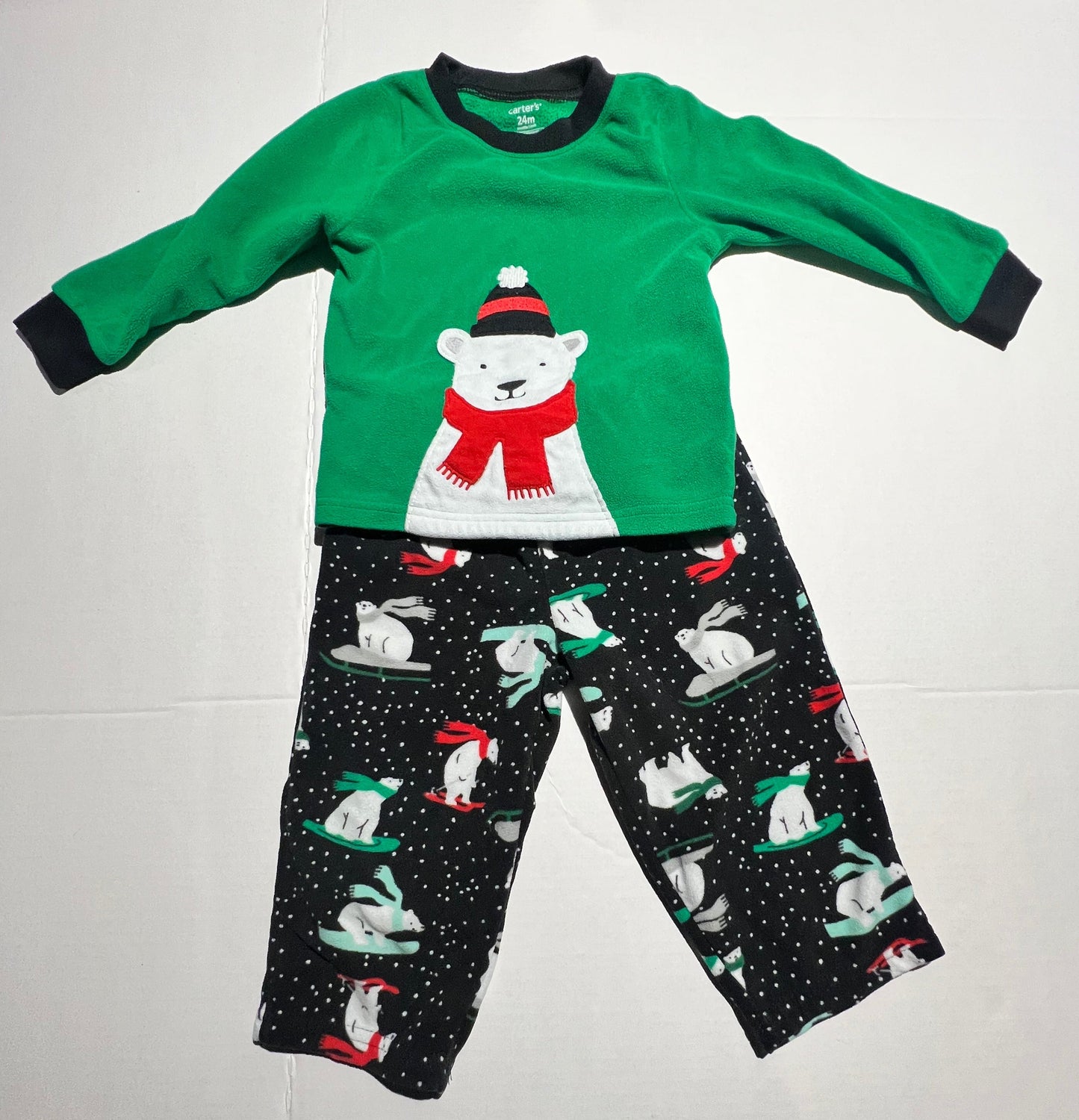 #98 Boys 24mo Fleece PJs