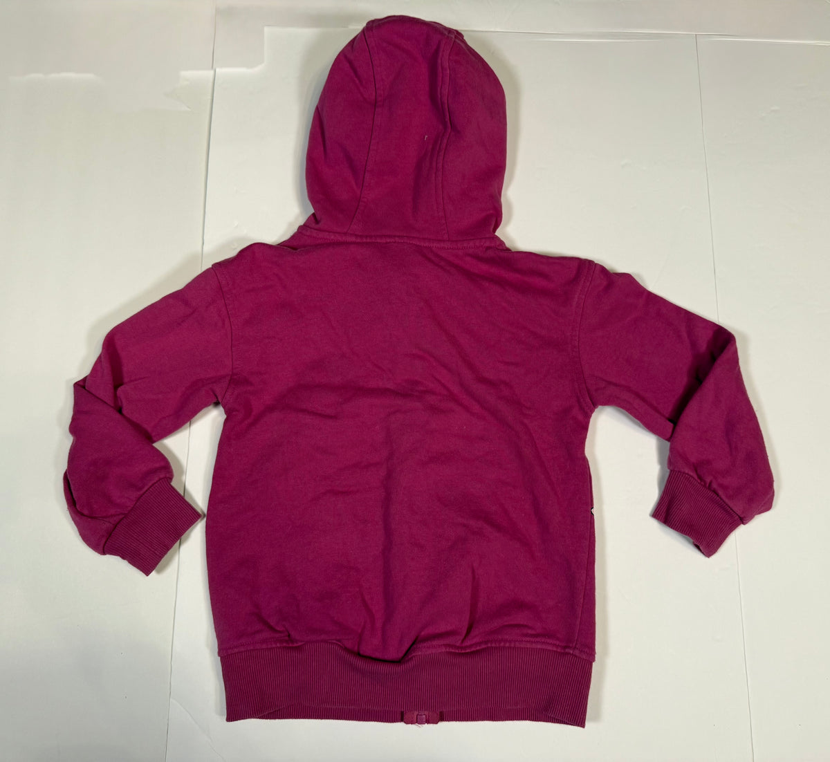 #141 Girls 5T Disney Junior Minnie Mouse and Daisy Duck Hoodie with Print Lined Hood and Minnie Zipper