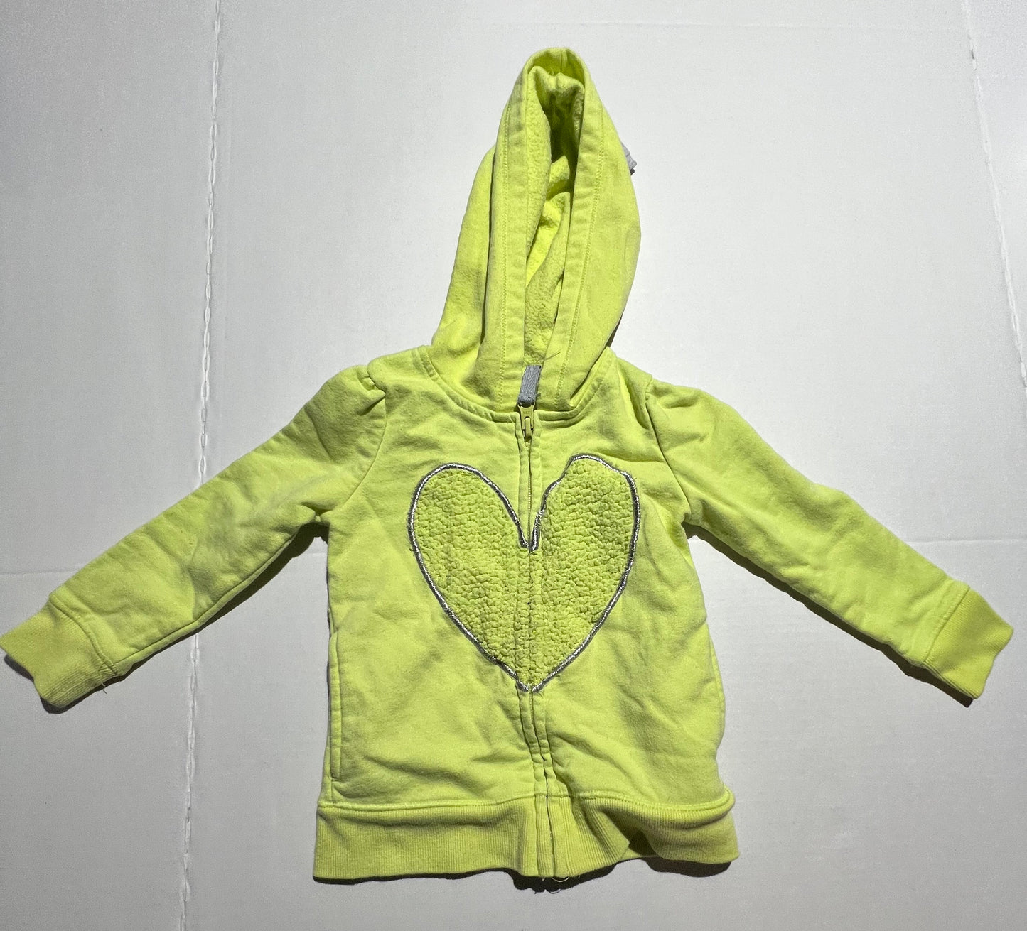 #98 Girls Heart Hoodie - 24mo