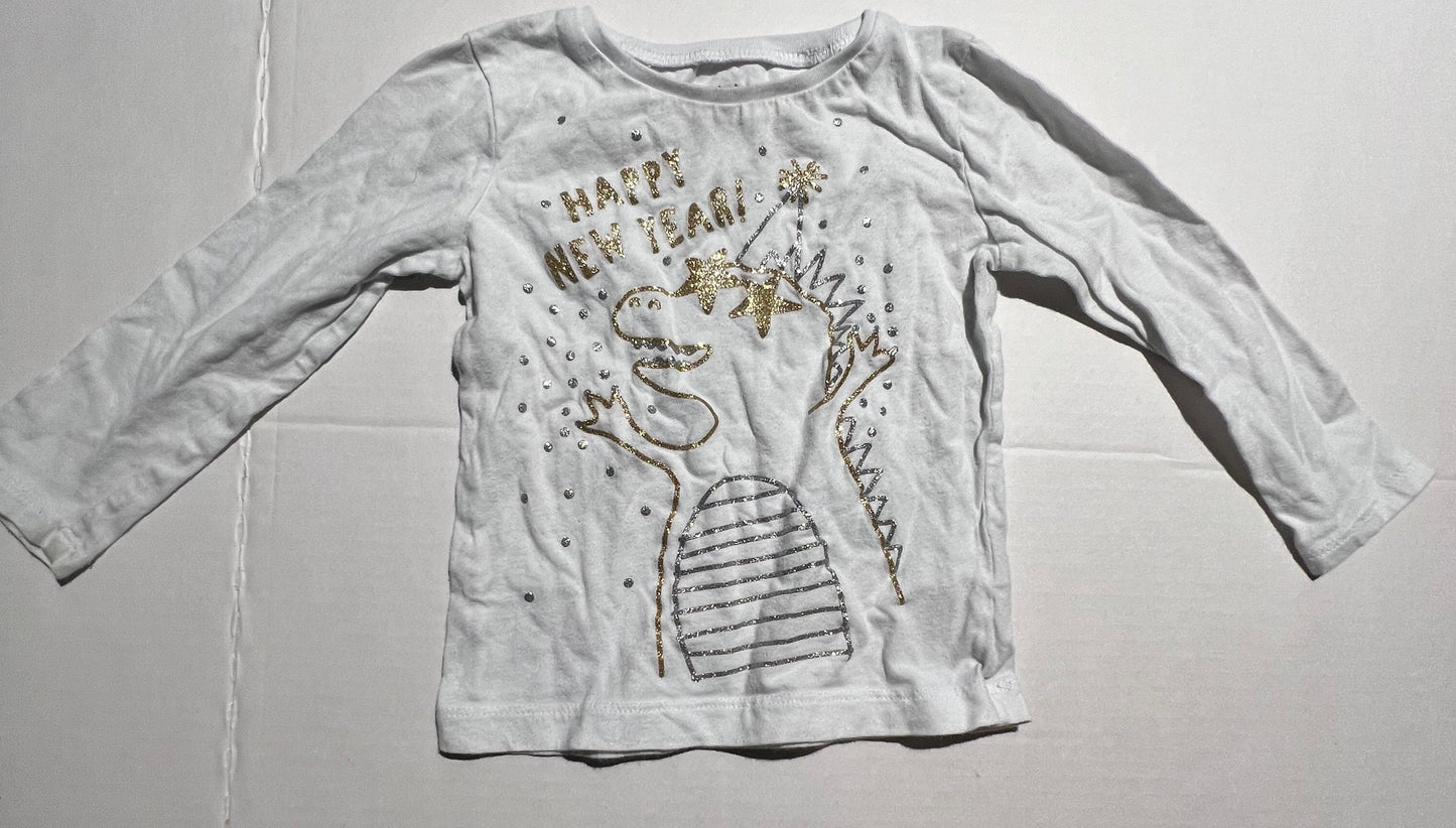 #98 Girls 2T NYE shirt