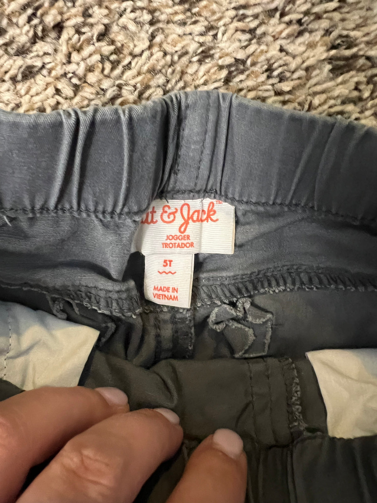 Seller #184 - Boys 5T - Cat & Jack Gray Jogger NWOT