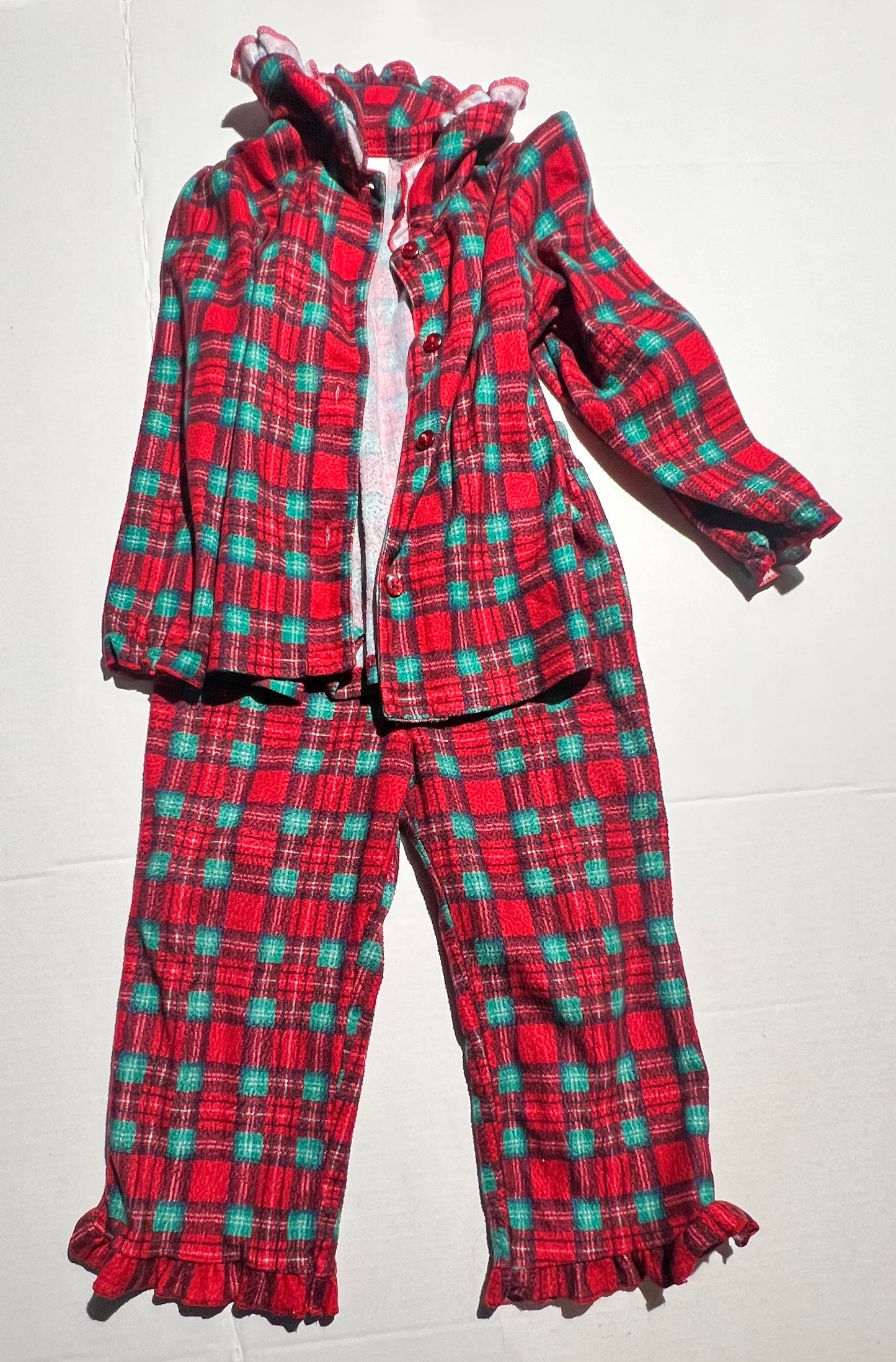 #98 Girls Plaid 3T Pjs