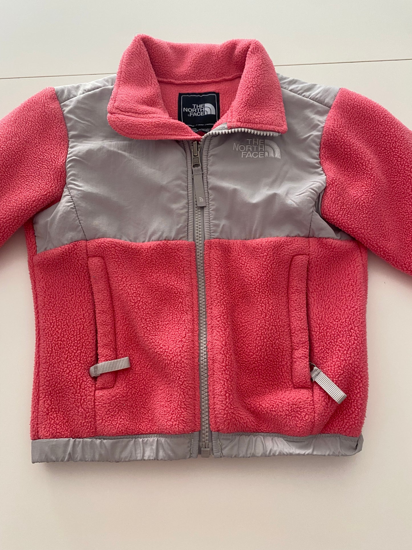 #117- Girls XXS, The North Face pink jacket, GUC