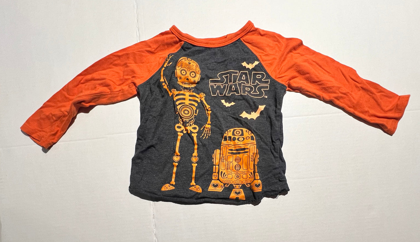 #98 Boys 3T Star Wars Halloween Top
