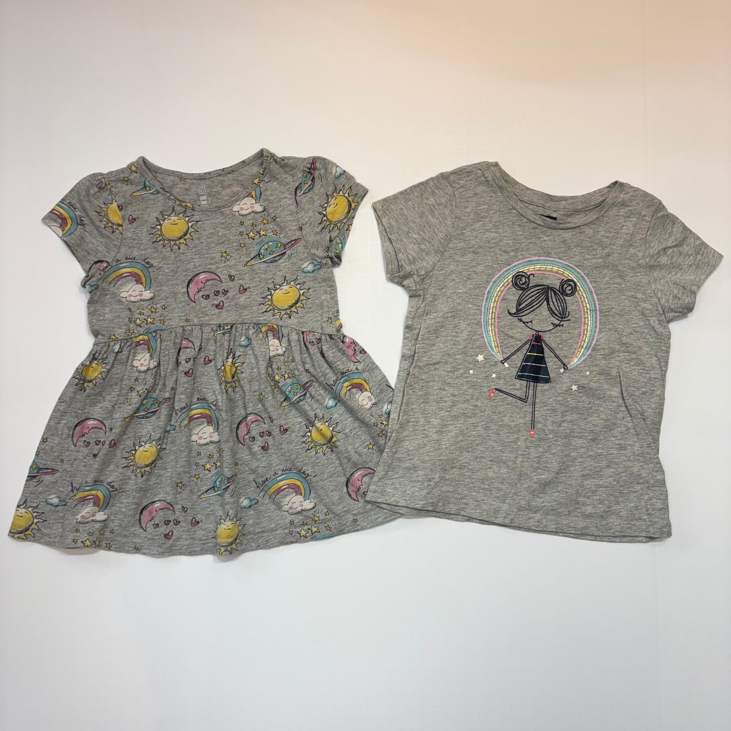 Seller 189 Girls 5Y Gap Shirt Bundle (2) VGUC