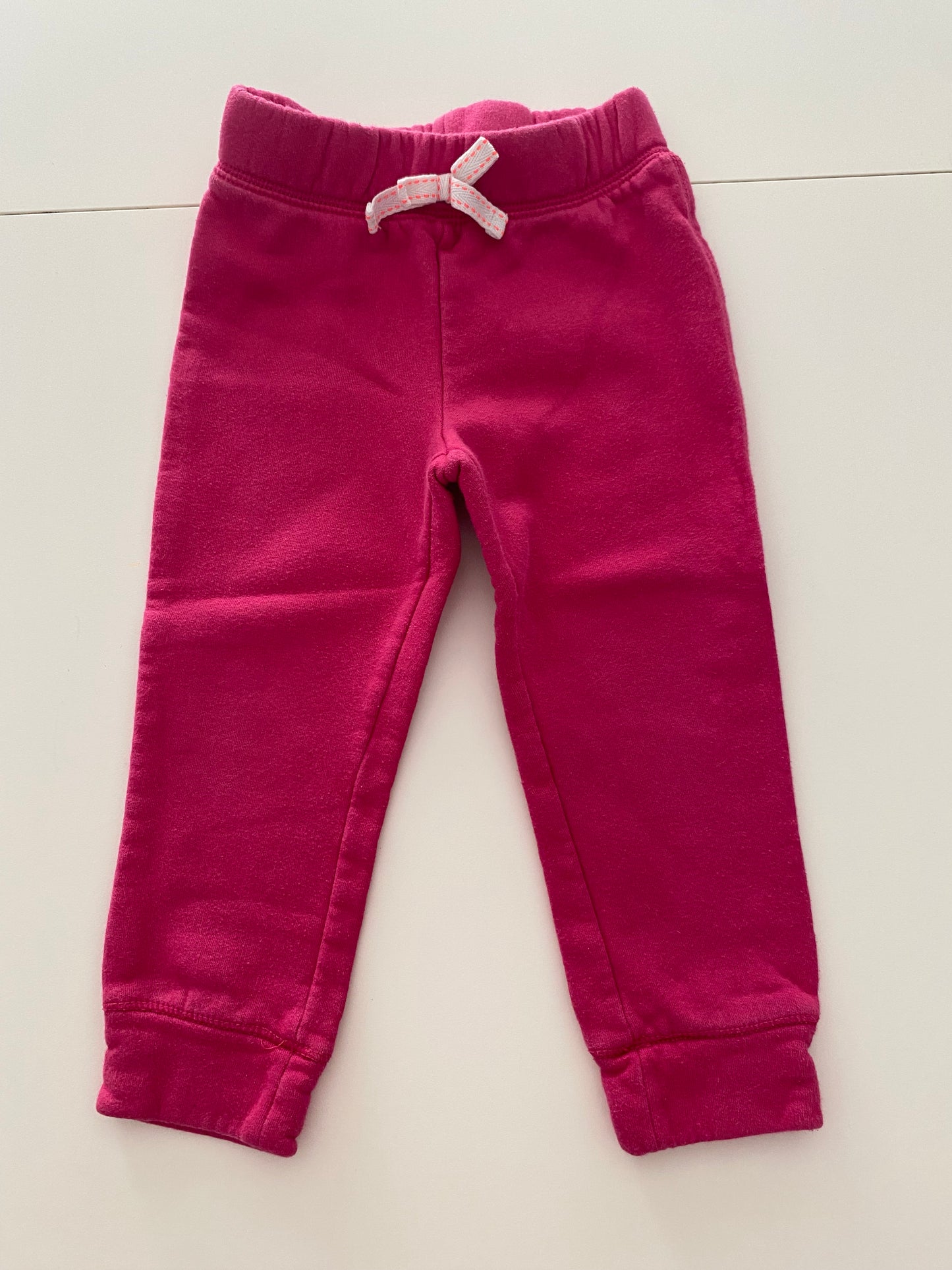 #117- Girls 3T, Cat & Jack hot pink sweatpants, VGUC