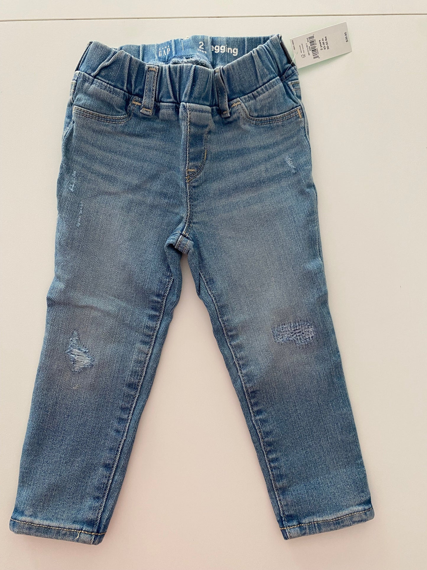 #117- Girls 2T, Gap Distressed Jeans, New,*reduced*