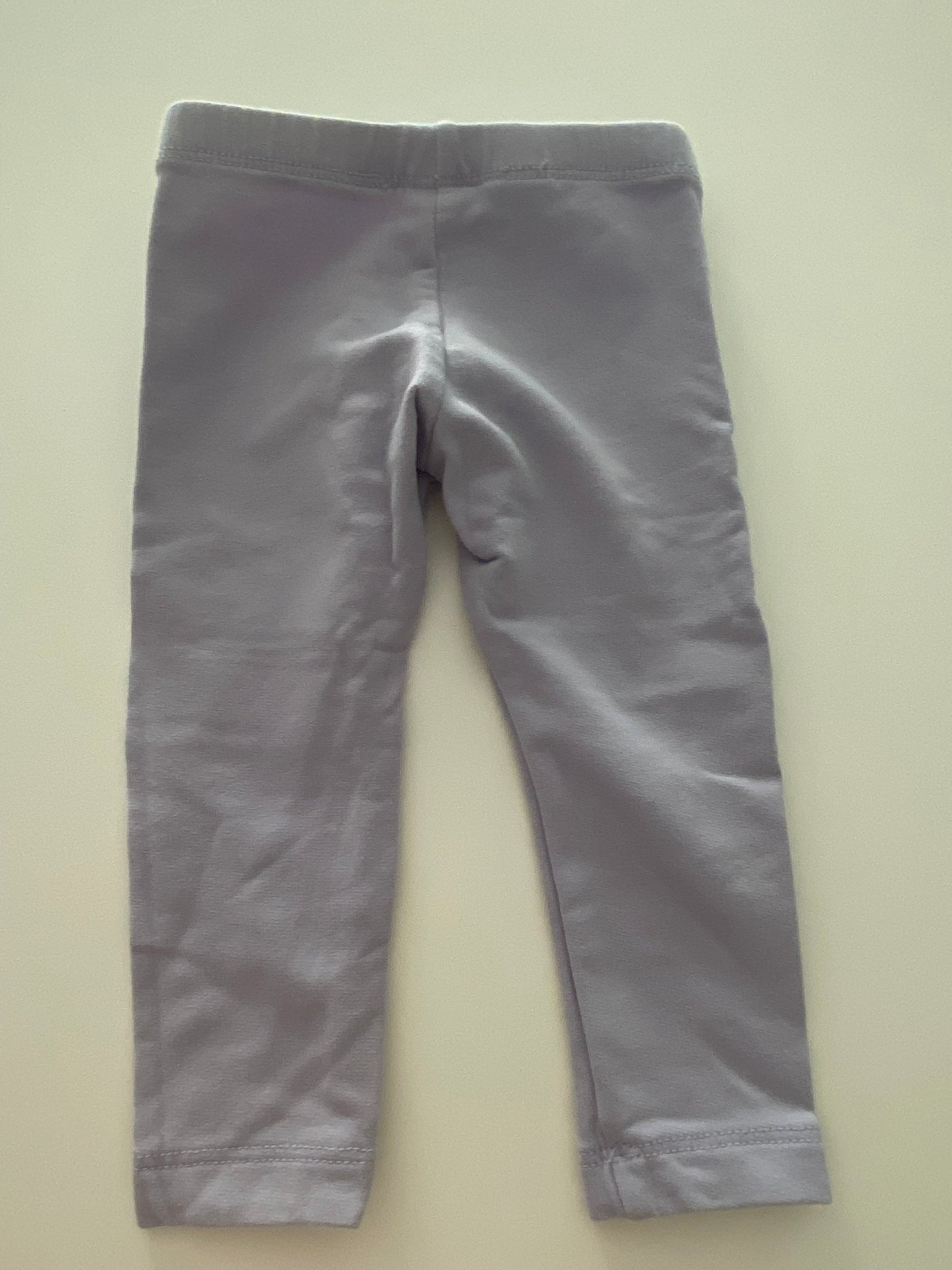 #117- Girls 12 M, Cat & Jack pink fuzzy sweatshirt and Tea Purple legging bundle, VGUC,*reduced*