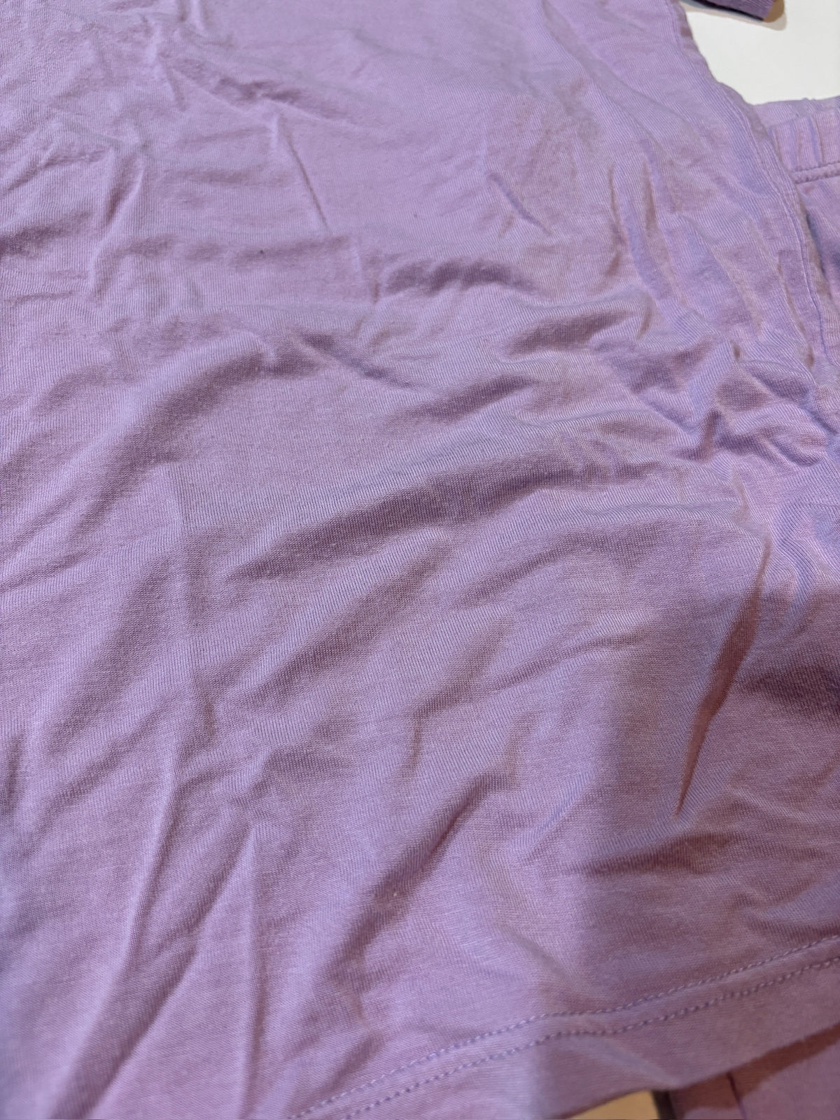 Seller #105 - Girls 3T Little Snuggles Purple Bamboo Pajamas GUC - see photos