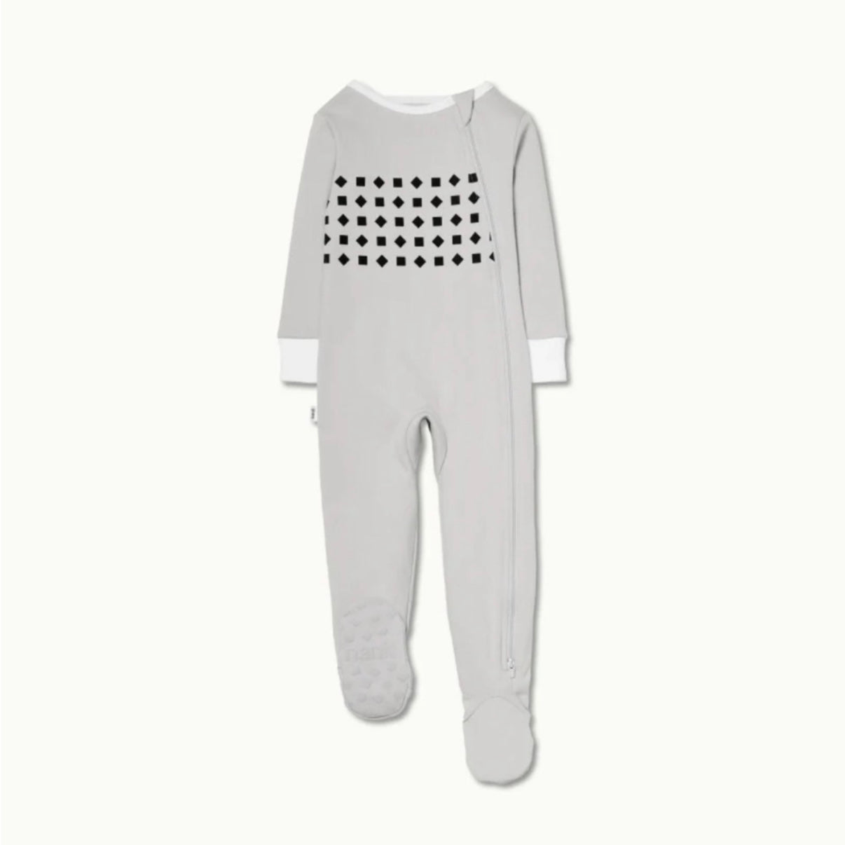 #1 Newborn Nanit breathing wear pebble gray pajamas NEW REDUCED