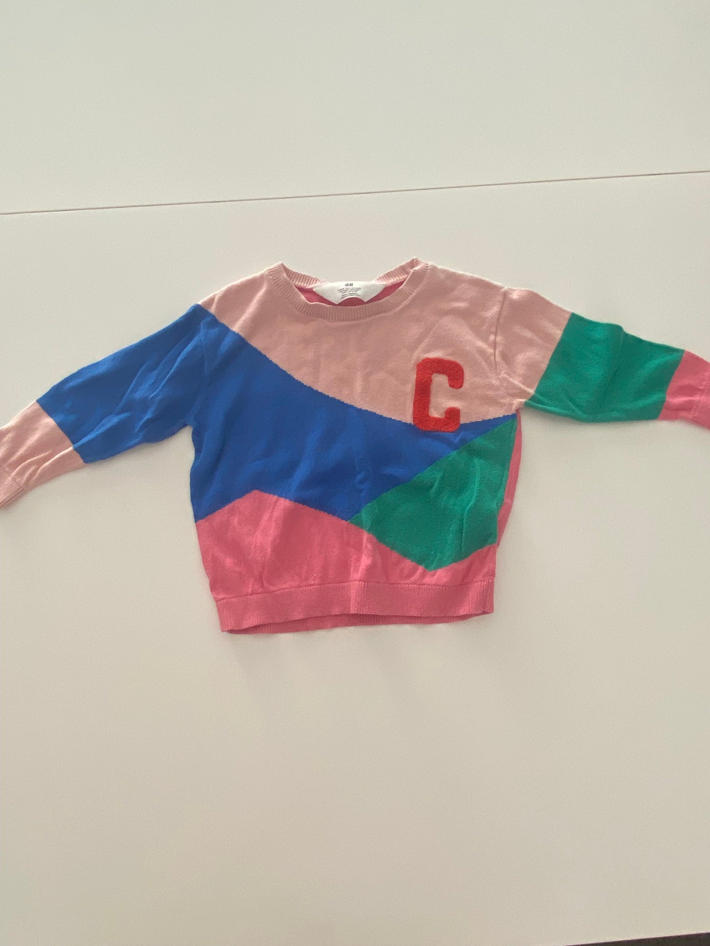 #117- Girls 2T, H&M pink sweater, GUC,*reduced*