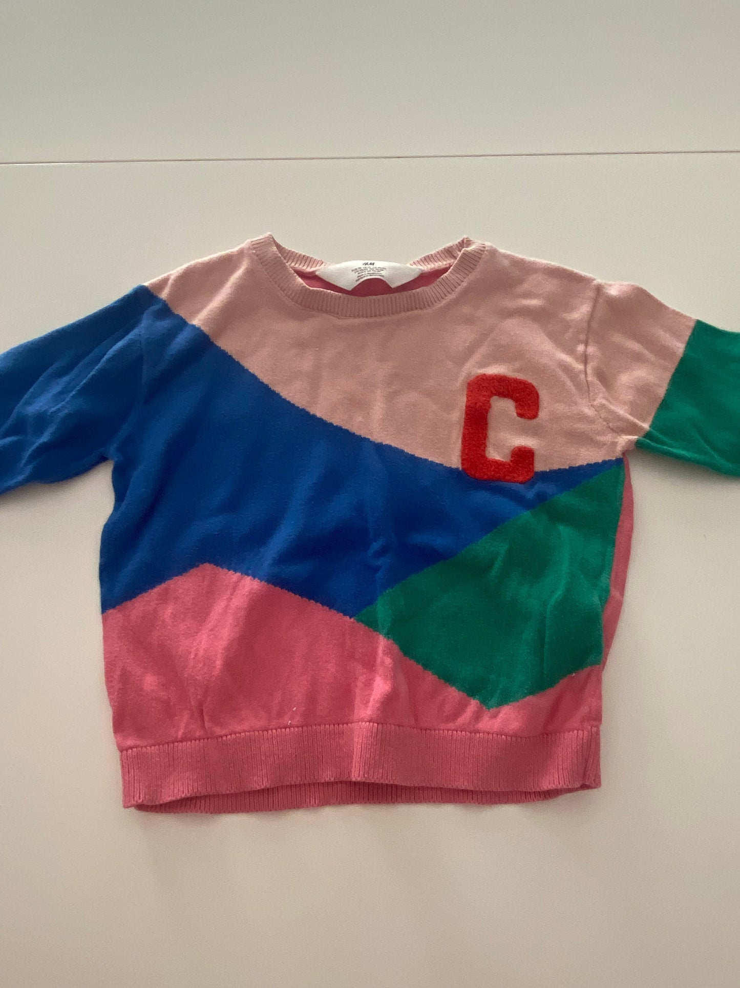 #117- Girls 2T, H&M pink sweater, GUC,*reduced*