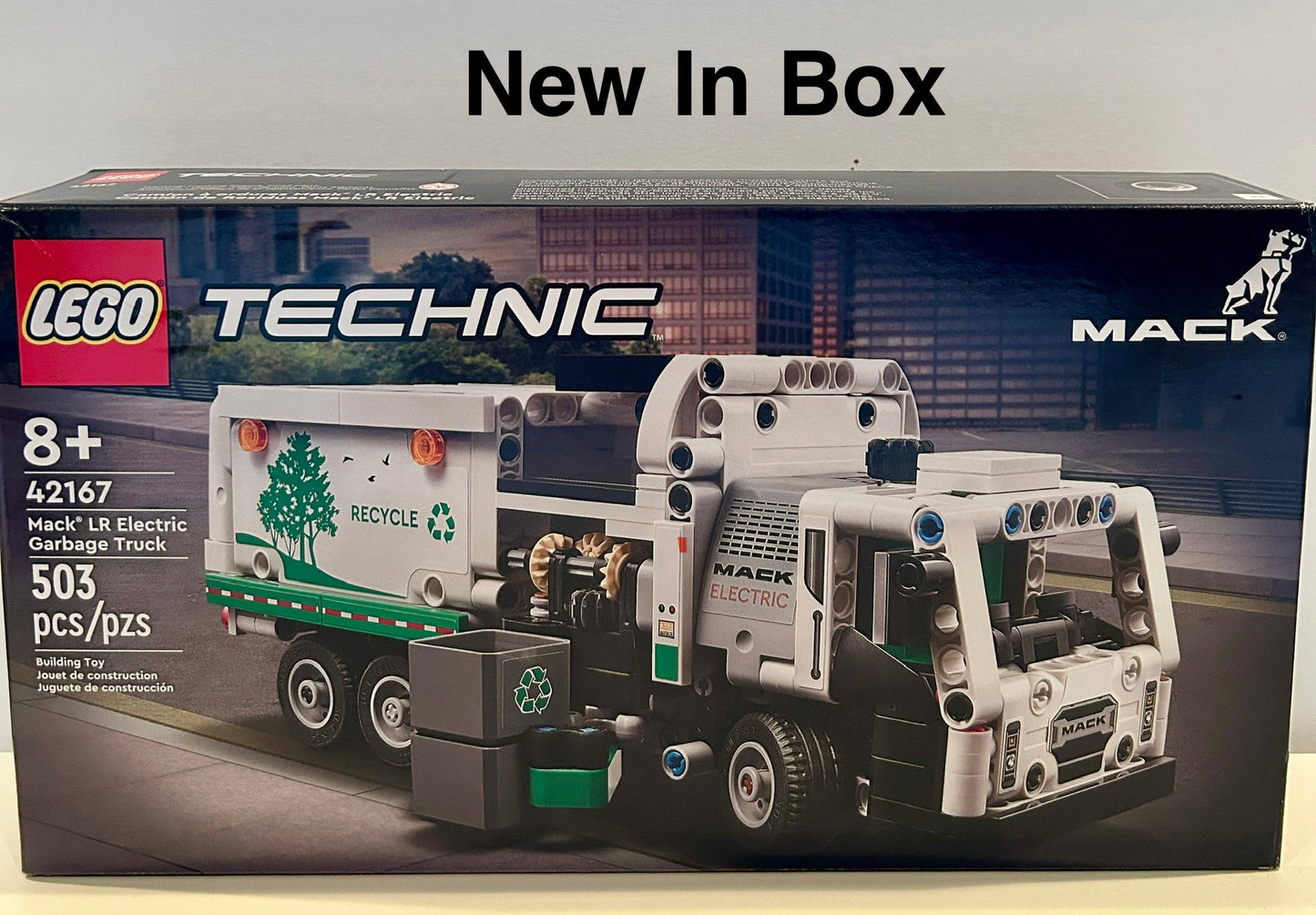 #99- *NIB LEGO Set- Mack LR Electric Garbage Truck