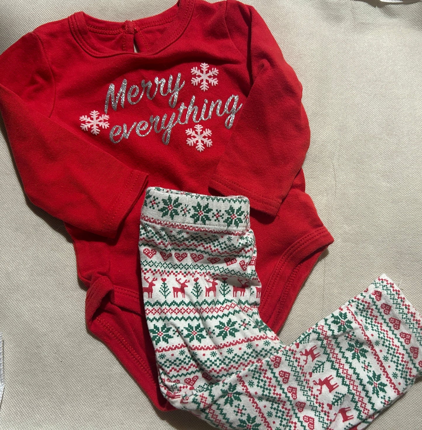 #35 12 month holiday outfit Reduced!