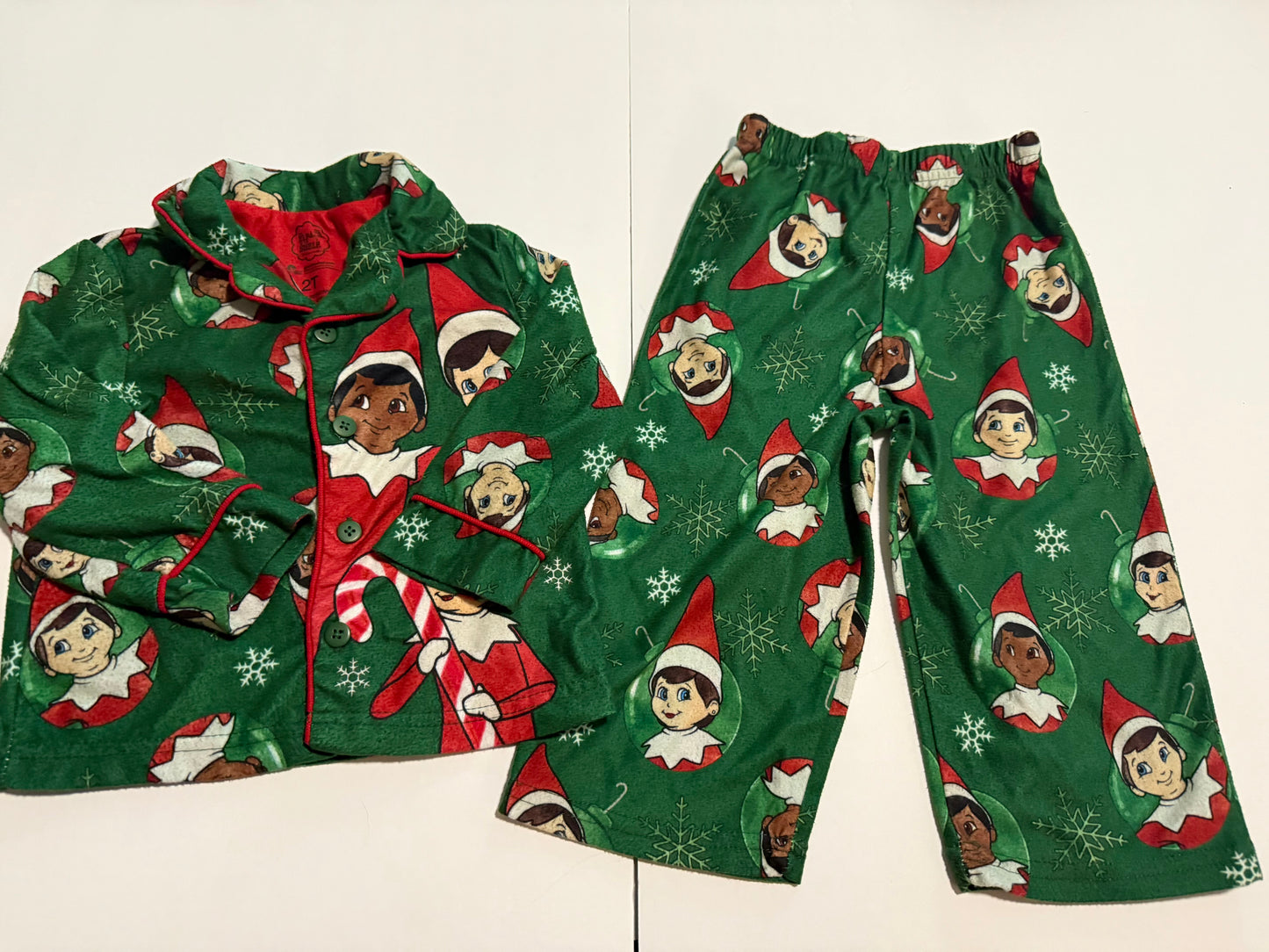 Seller #2 - Elf on the Shelf Pajamas - 2T