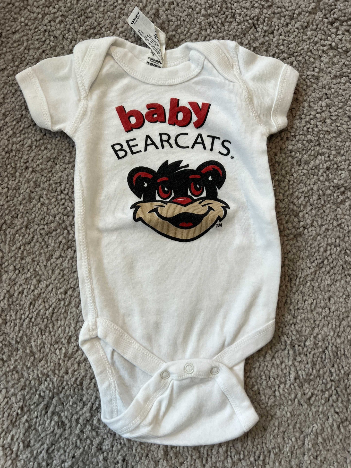 #138 - NB EUC Baby Bearcats Onesie