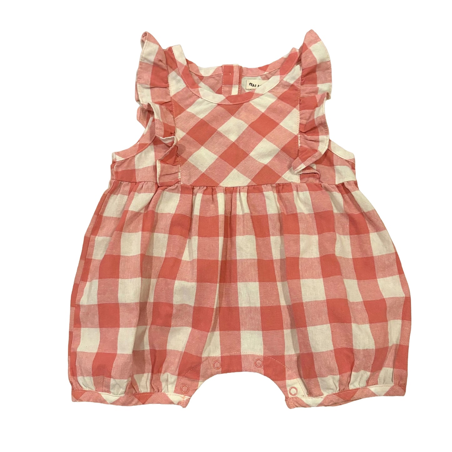 Seller 98 Girls 12-18m Peas and Queues Romper