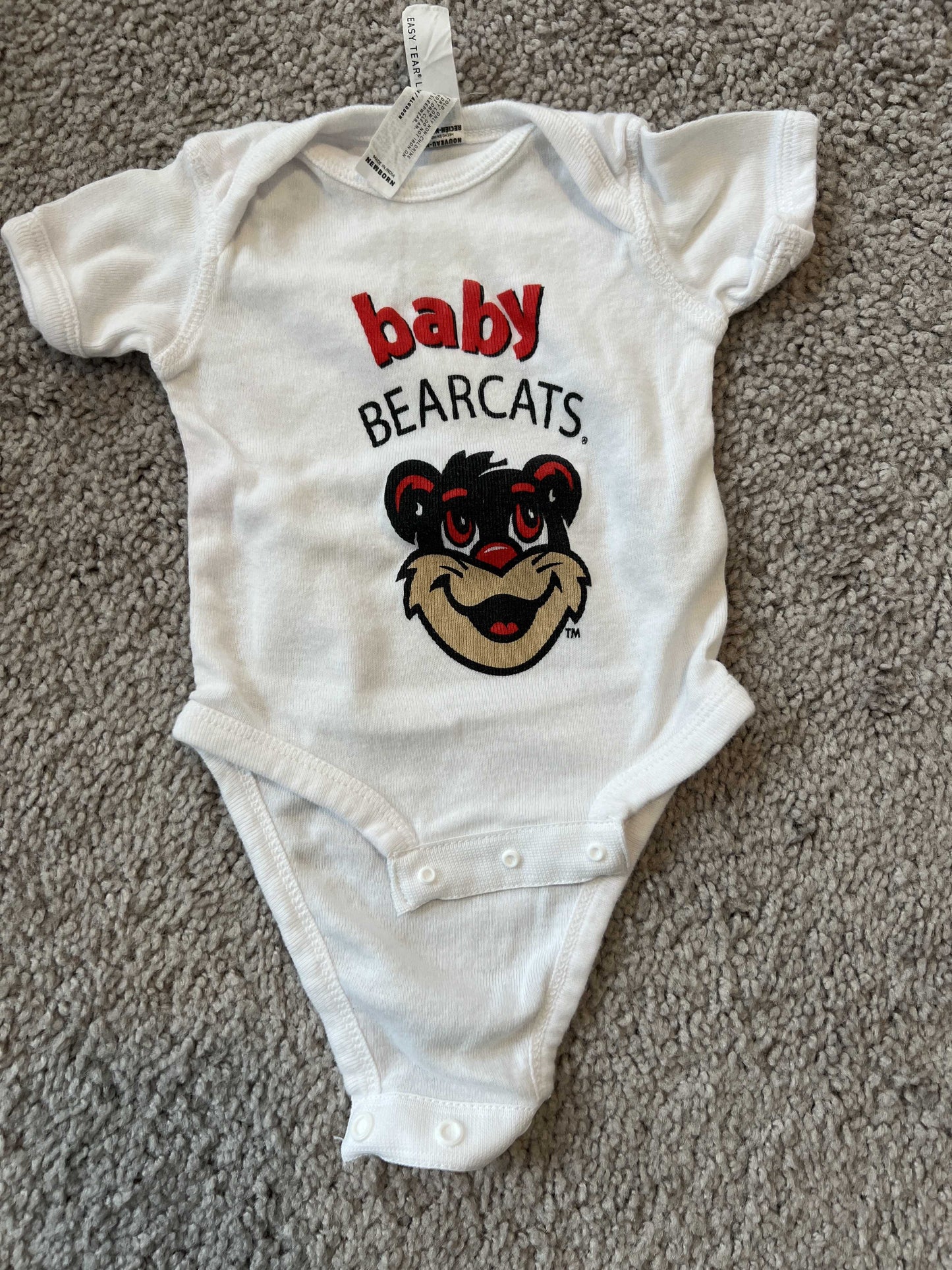 #138 - - VGUC Baby Bearcats Onesie (2 of 2) - PU 45236