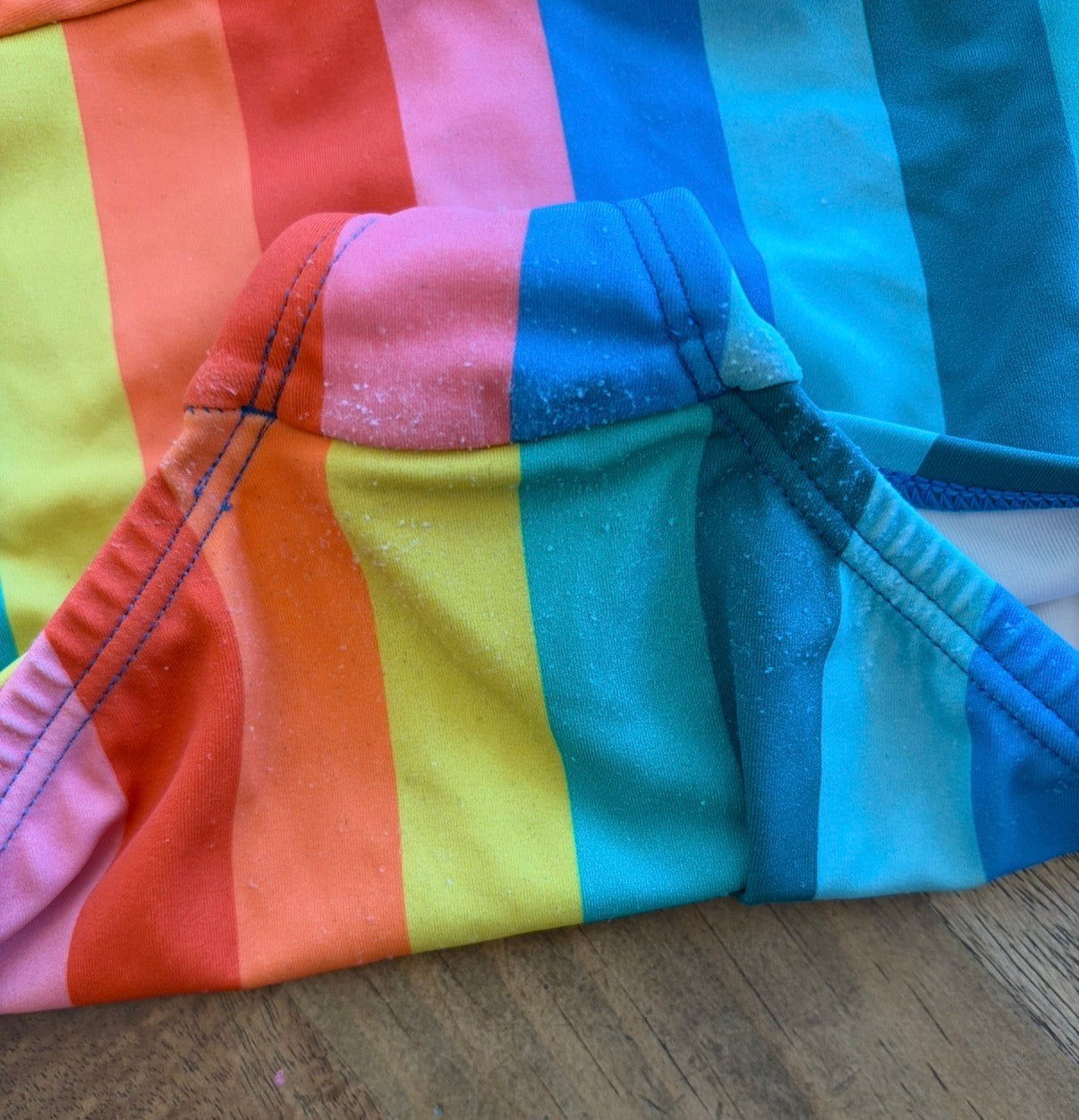 Seller 22 Hanna Andersson 2T rainbow stripe swimsuit *see comments