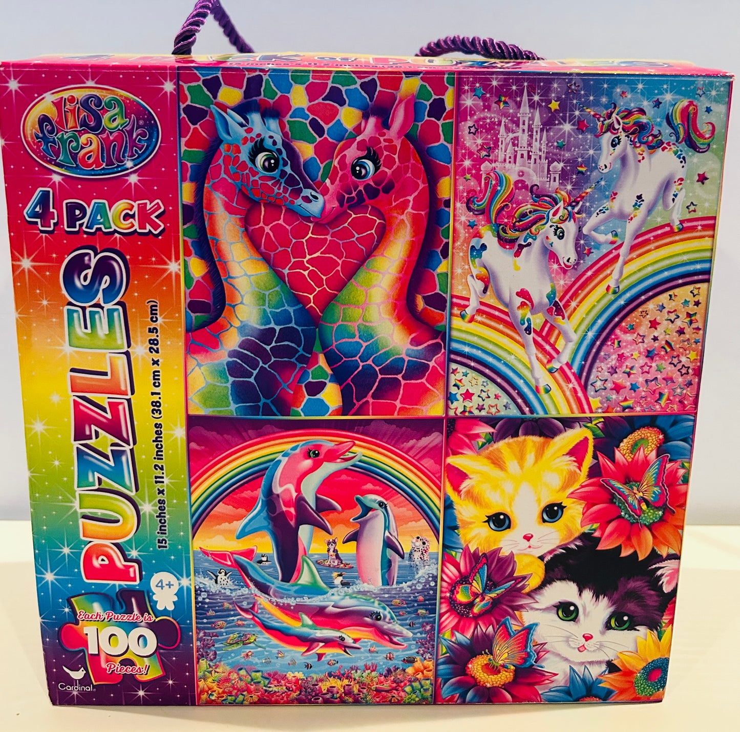 #99- *Lisa Frank 4 Pack Puzzle Set
