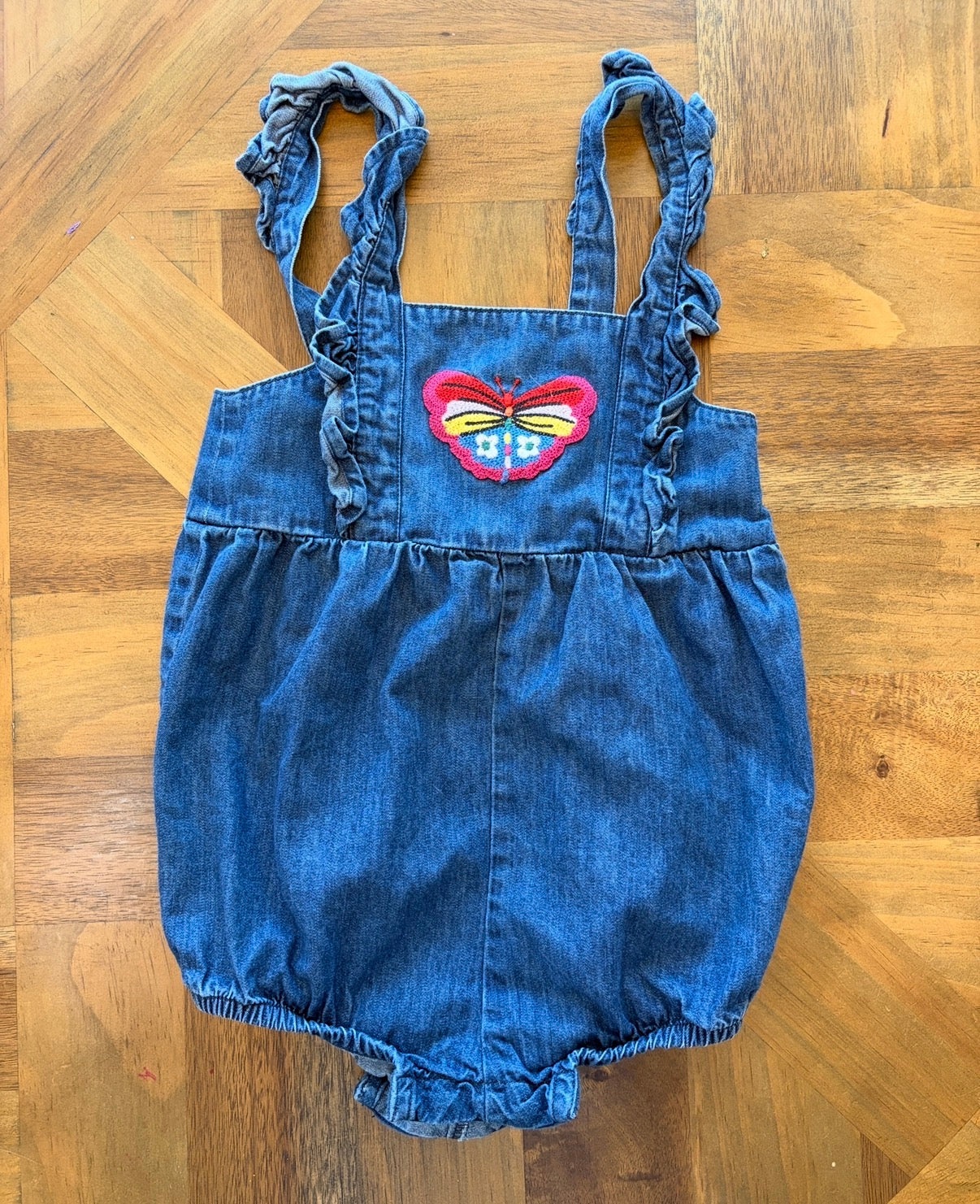 Seller 22 Hanna Andersson 2T denim bubble romper
