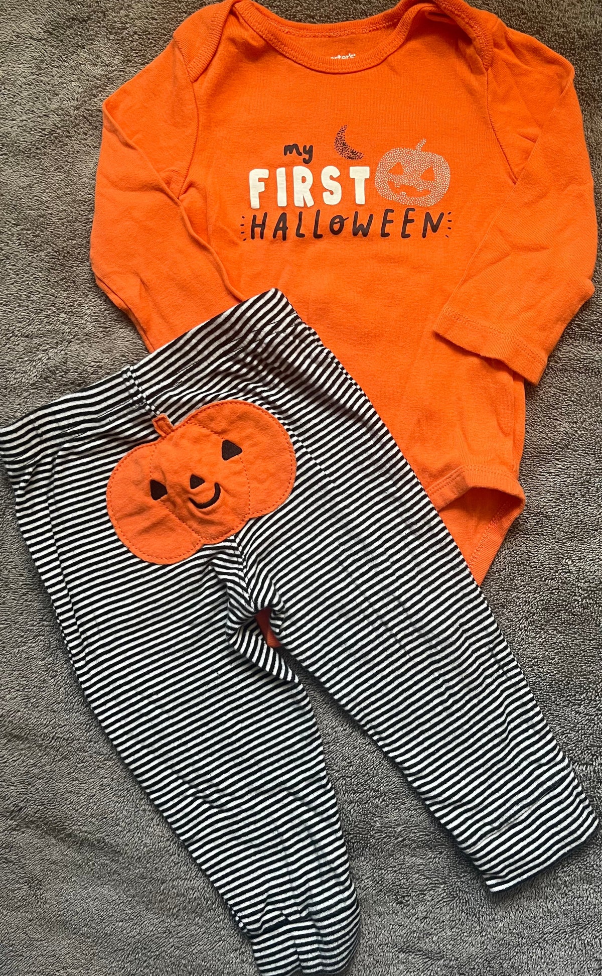 Seller #13 Carter’s 12 months gender neutral My First Halloween outfit