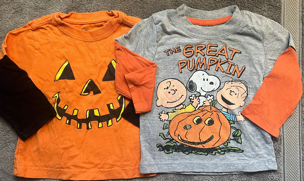 Seller #13 Boys 12 months Halloween shirts bundle