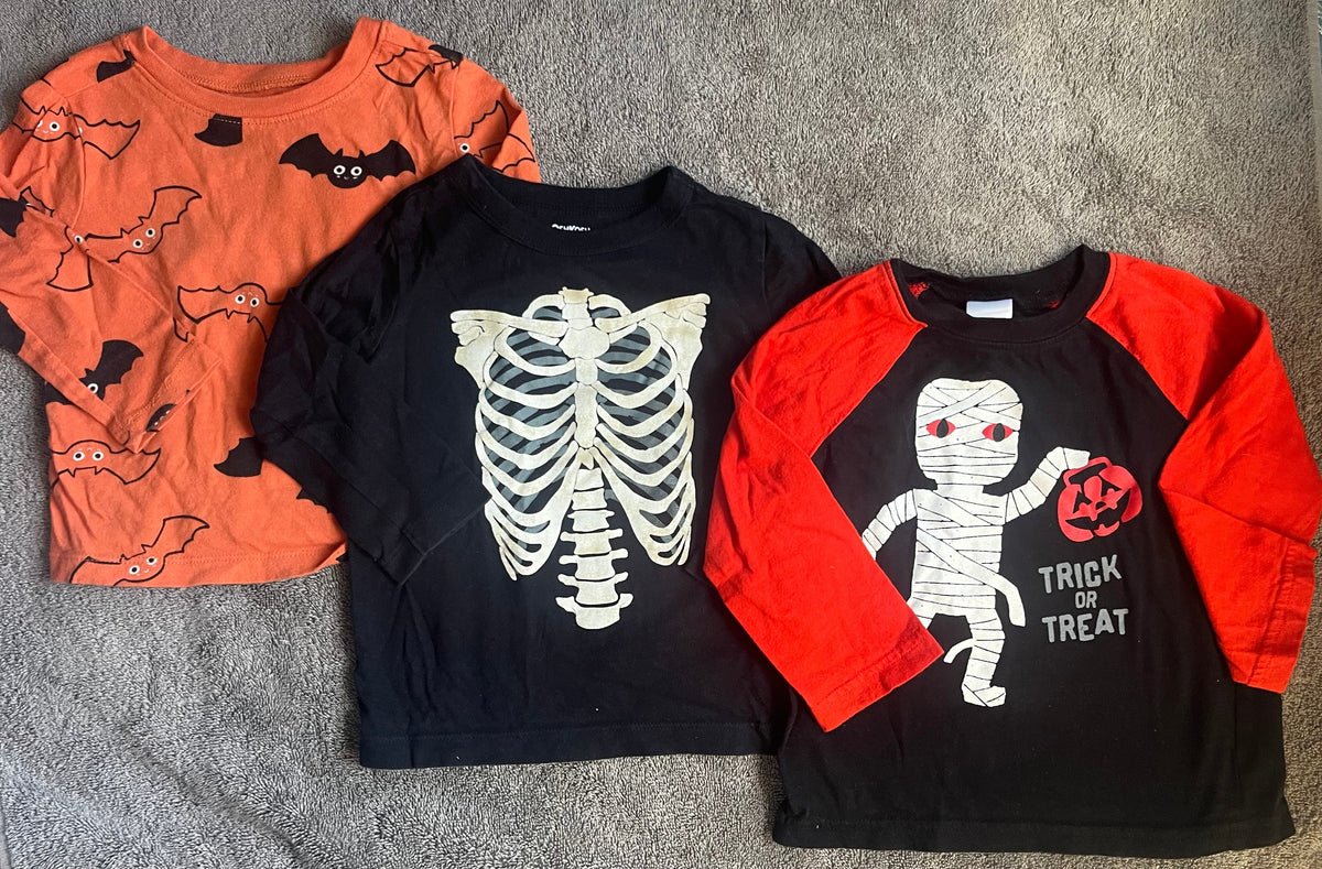 Seller #13 Boys 12-18 months Halloween shirts bundle